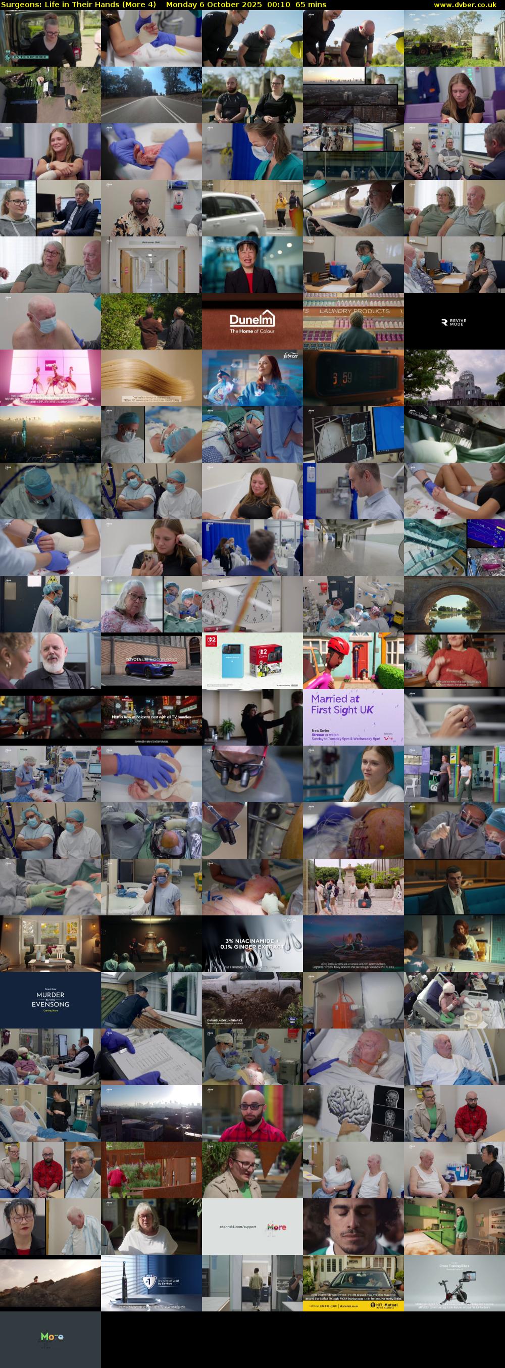 Surgeons: Life in Their Hands (More 4) Monday 6 October 2025 00:10 - 01:15