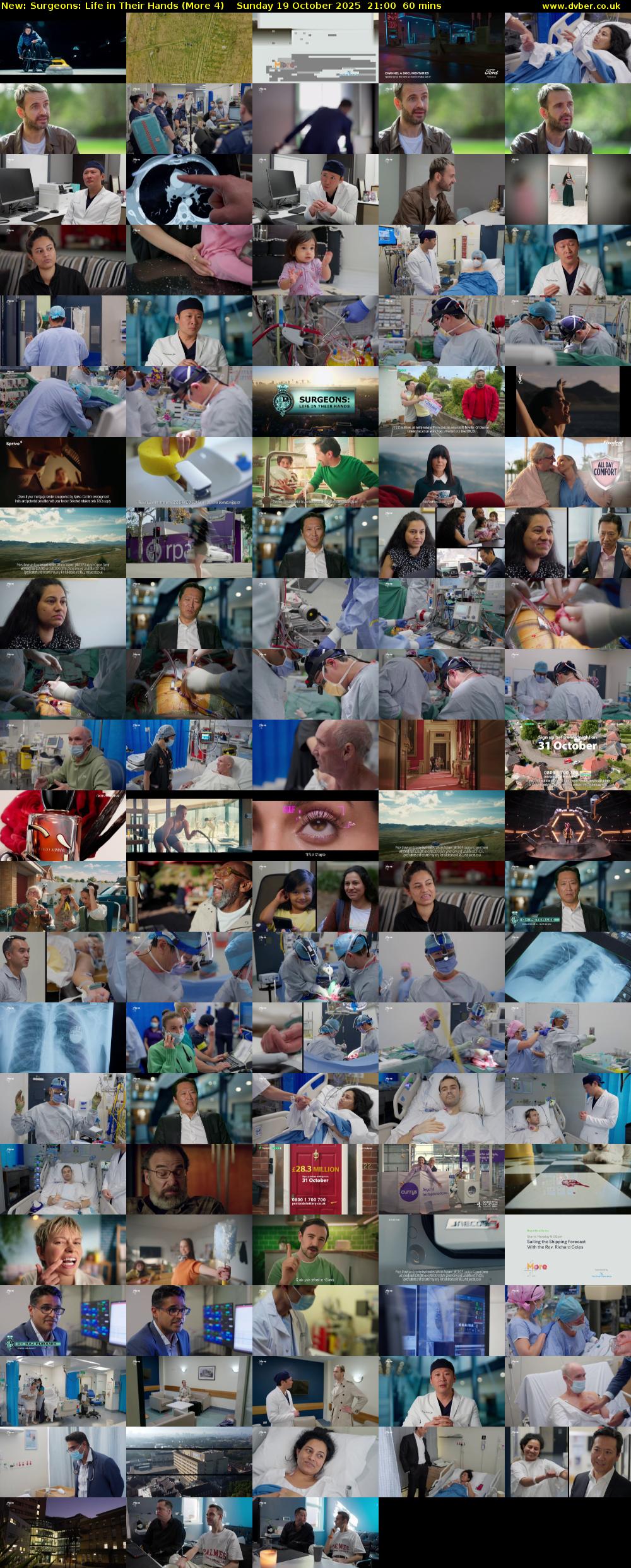 Surgeons: Life in Their Hands (More 4) Sunday 19 October 2025 21:00 - 22:00