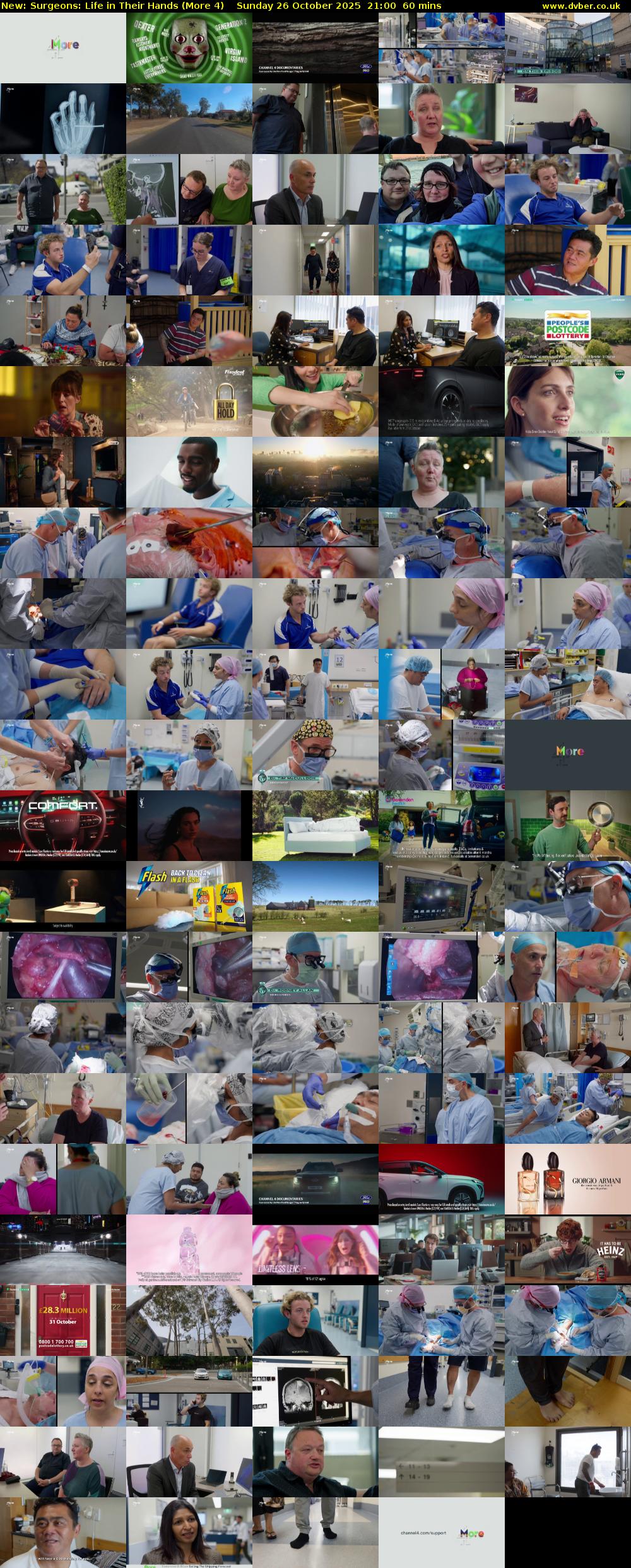Surgeons: Life in Their Hands (More 4) Sunday 26 October 2025 21:00 - 22:00