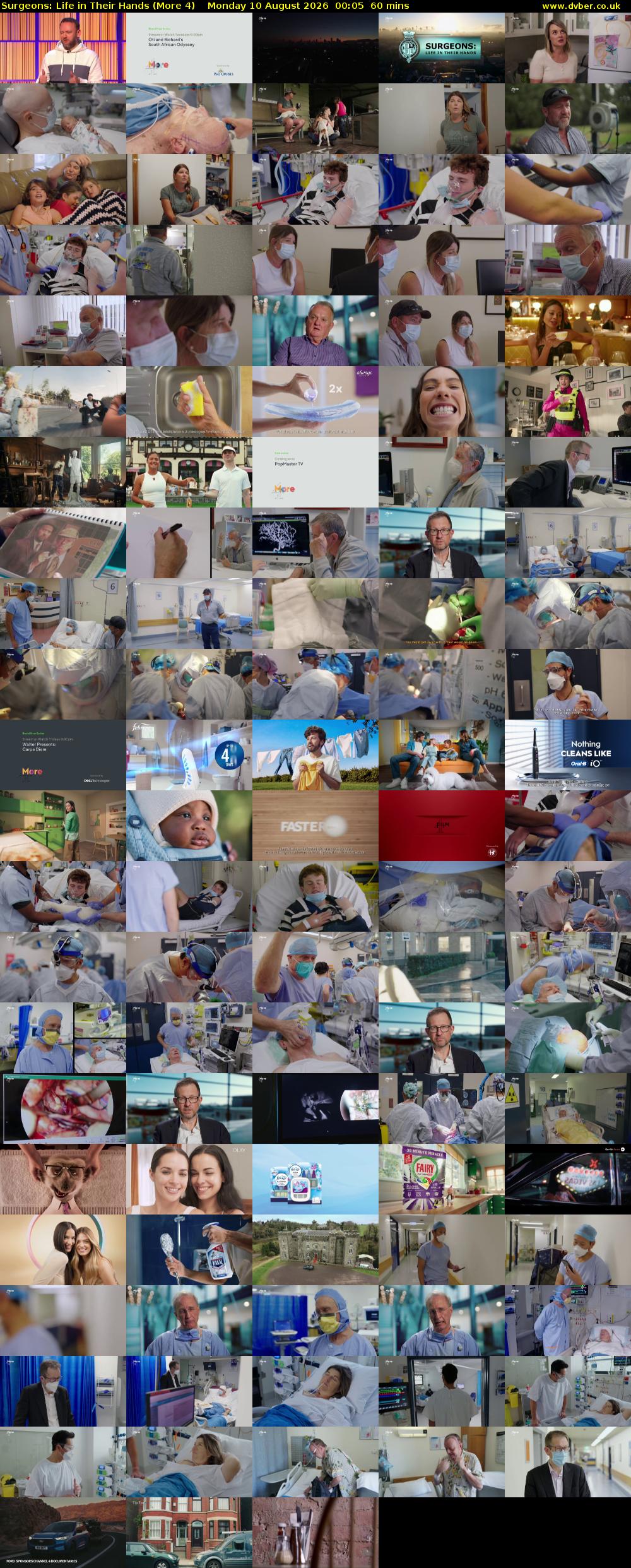 Surgeons: Life in Their Hands (More 4) Monday 10 August 2026 00:05 - 01:05