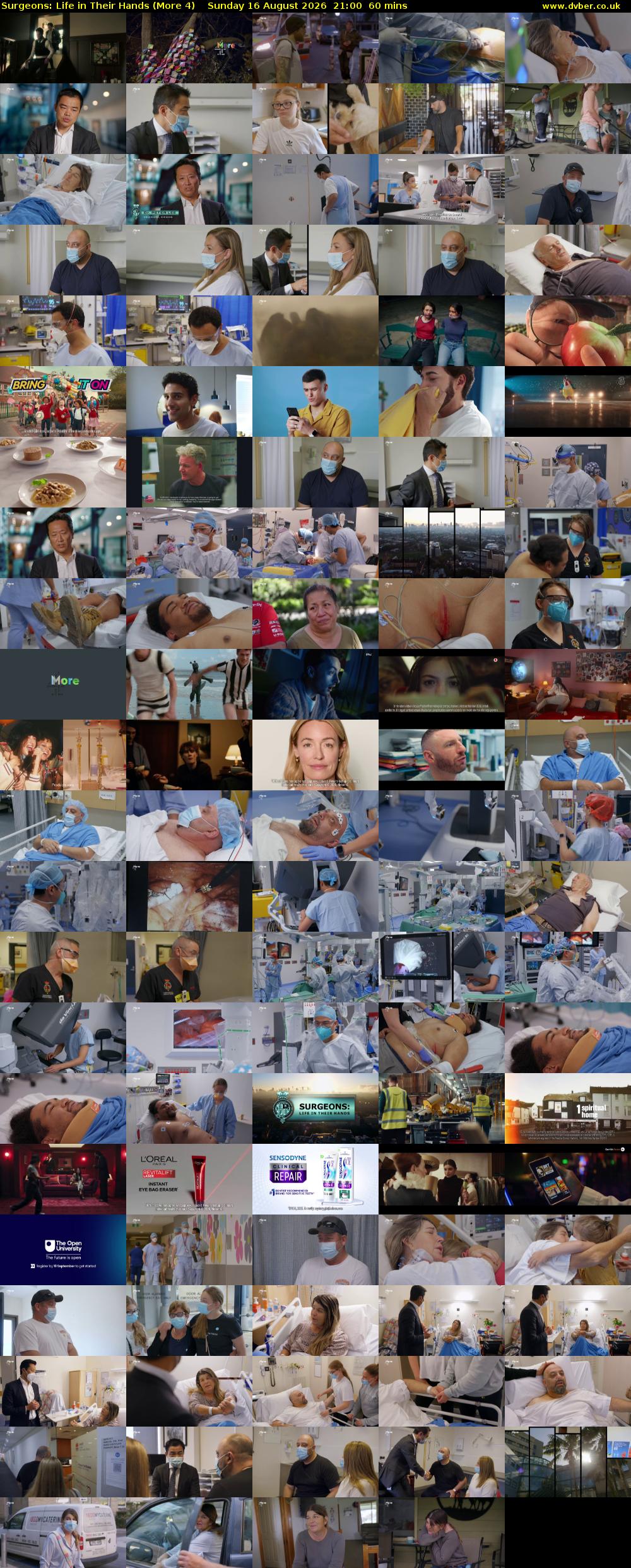 Surgeons: Life in Their Hands (More 4) Sunday 16 August 2026 21:00 - 22:00