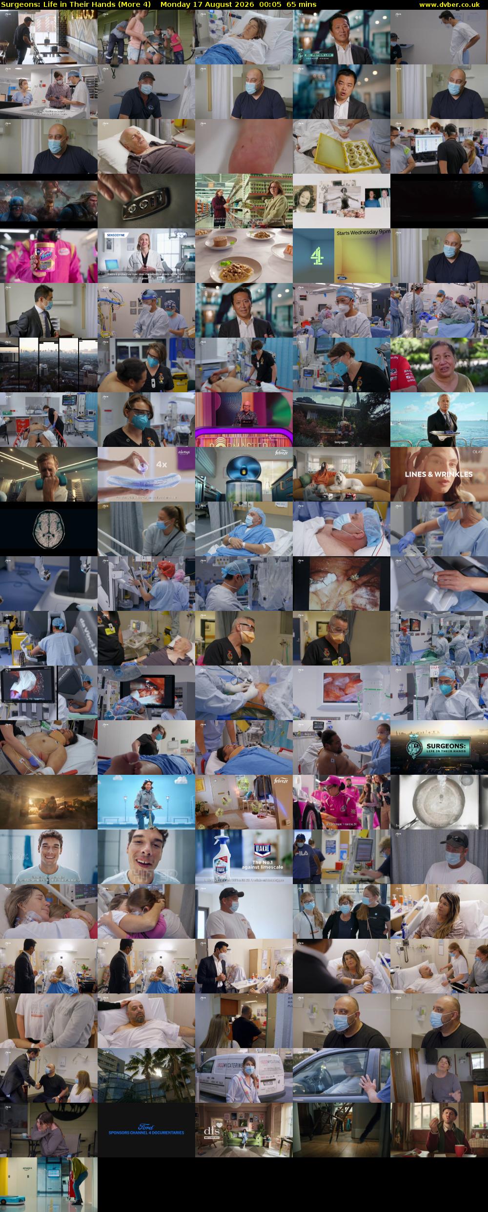 Surgeons: Life in Their Hands (More 4) Monday 17 August 2026 00:05 - 01:10