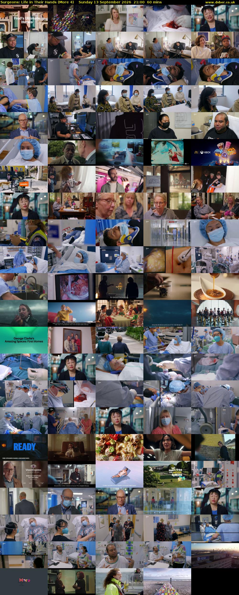 Surgeons: Life in Their Hands (More 4) Sunday 13 September 2026 21:00 - 22:00