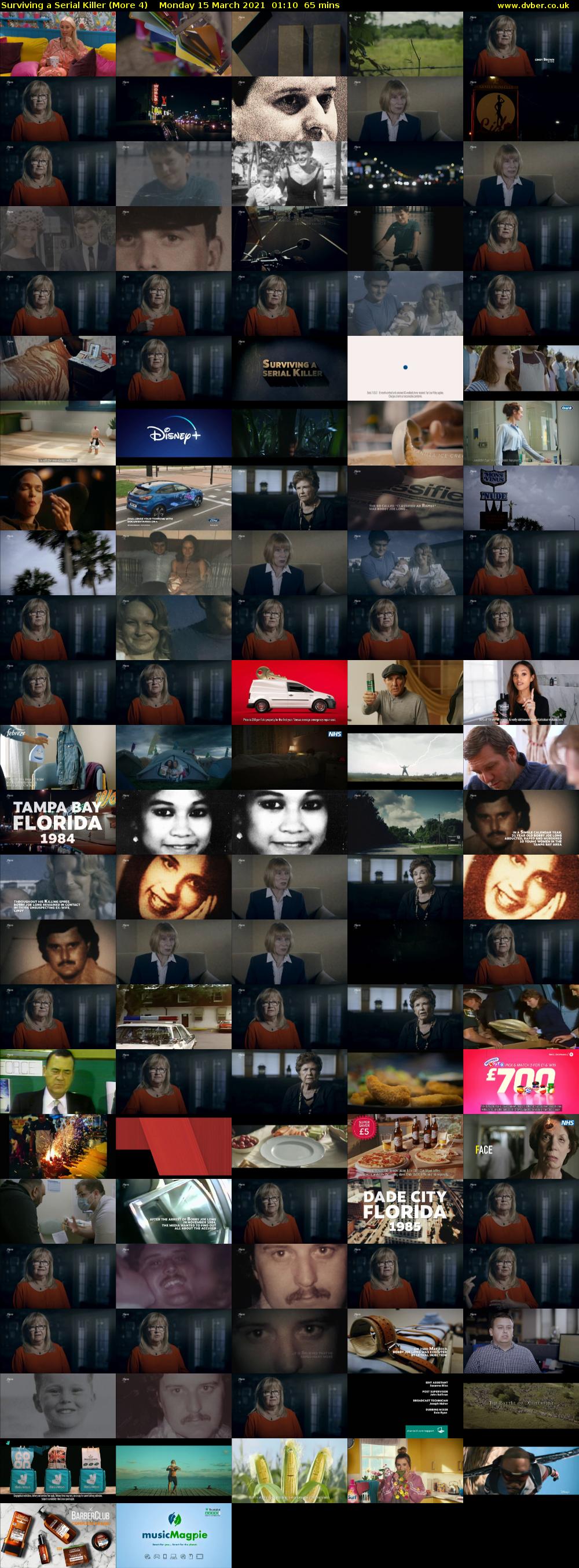 Surviving a Serial Killer (More 4) Monday 15 March 2021 01:10 - 02:15