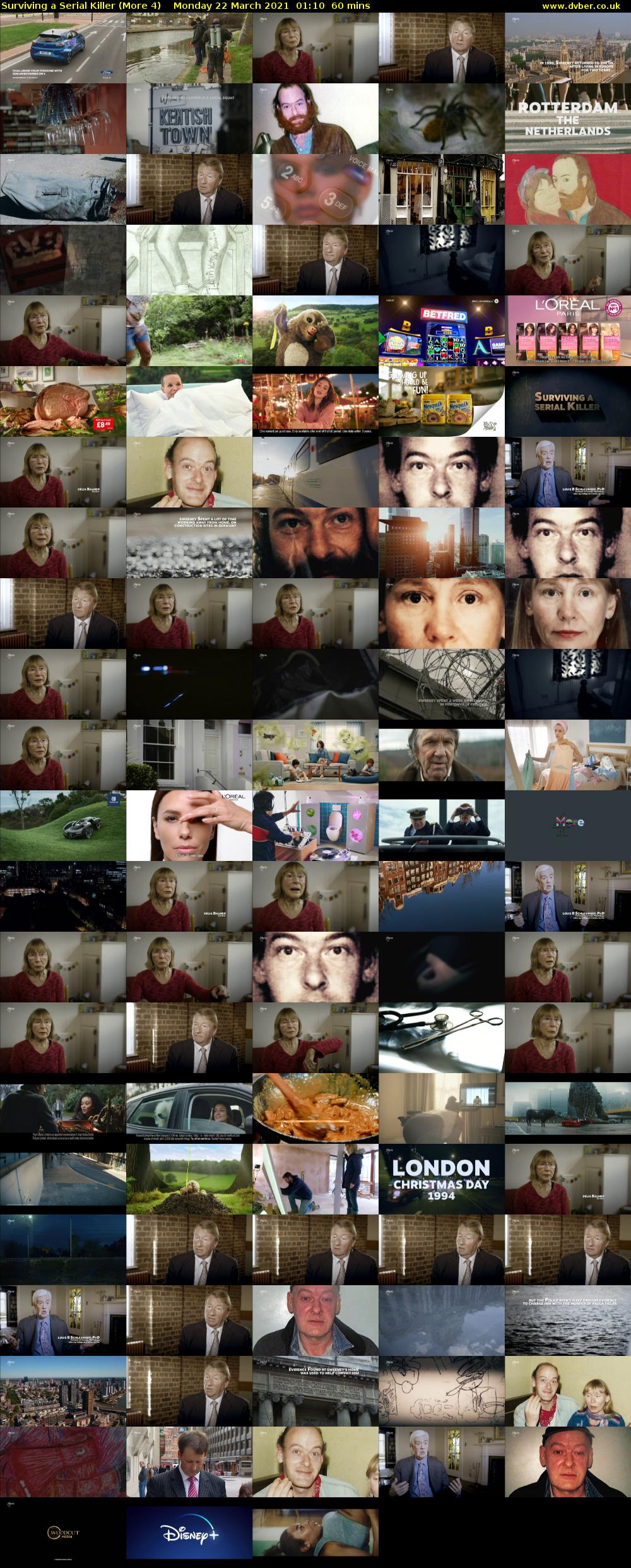 Surviving a Serial Killer (More 4) Monday 22 March 2021 01:10 - 02:10