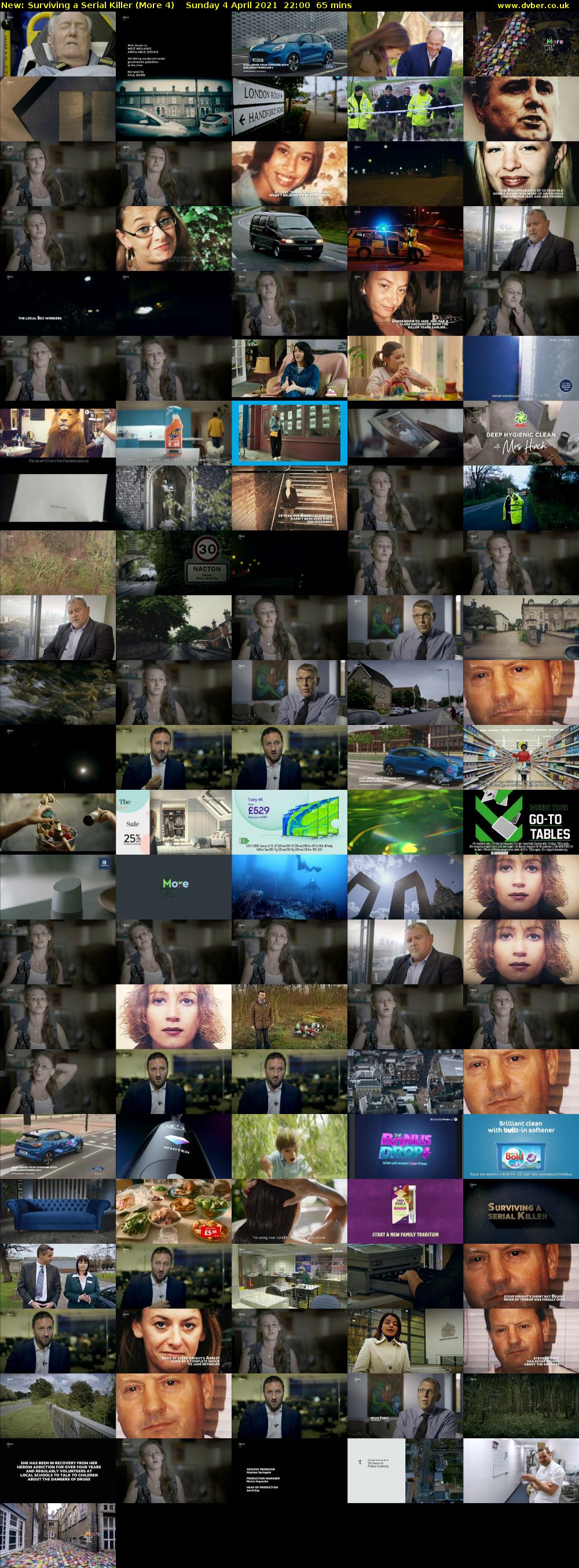Surviving a Serial Killer (More 4) Sunday 4 April 2021 22:00 - 23:05