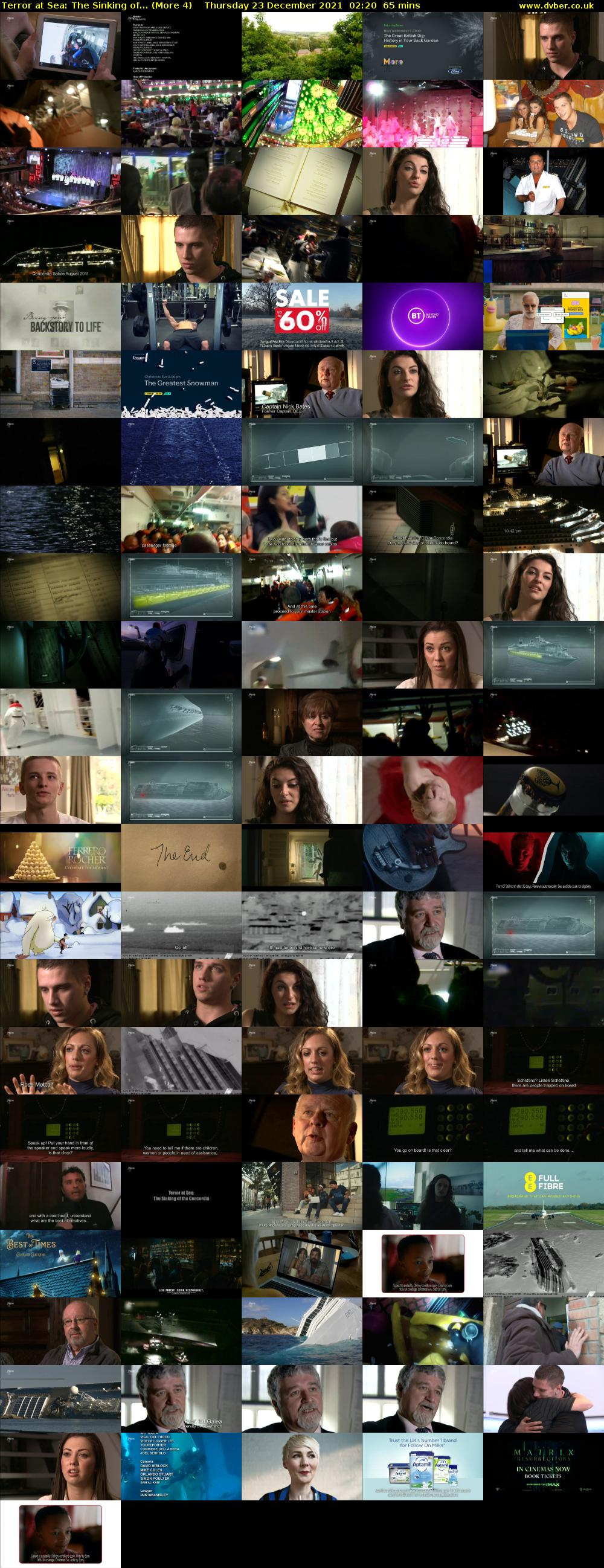 Terror at Sea: The Sinking of... (More 4) Thursday 23 December 2021 02:20 - 03:25