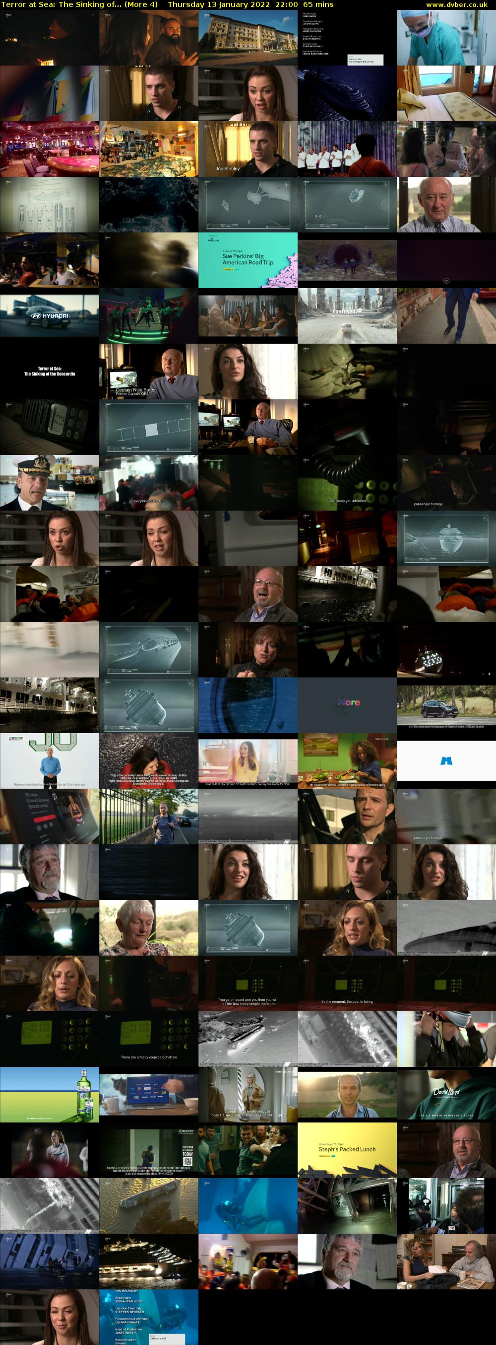 Terror at Sea: The Sinking of... (More 4) Thursday 13 January 2022 22:00 - 23:05