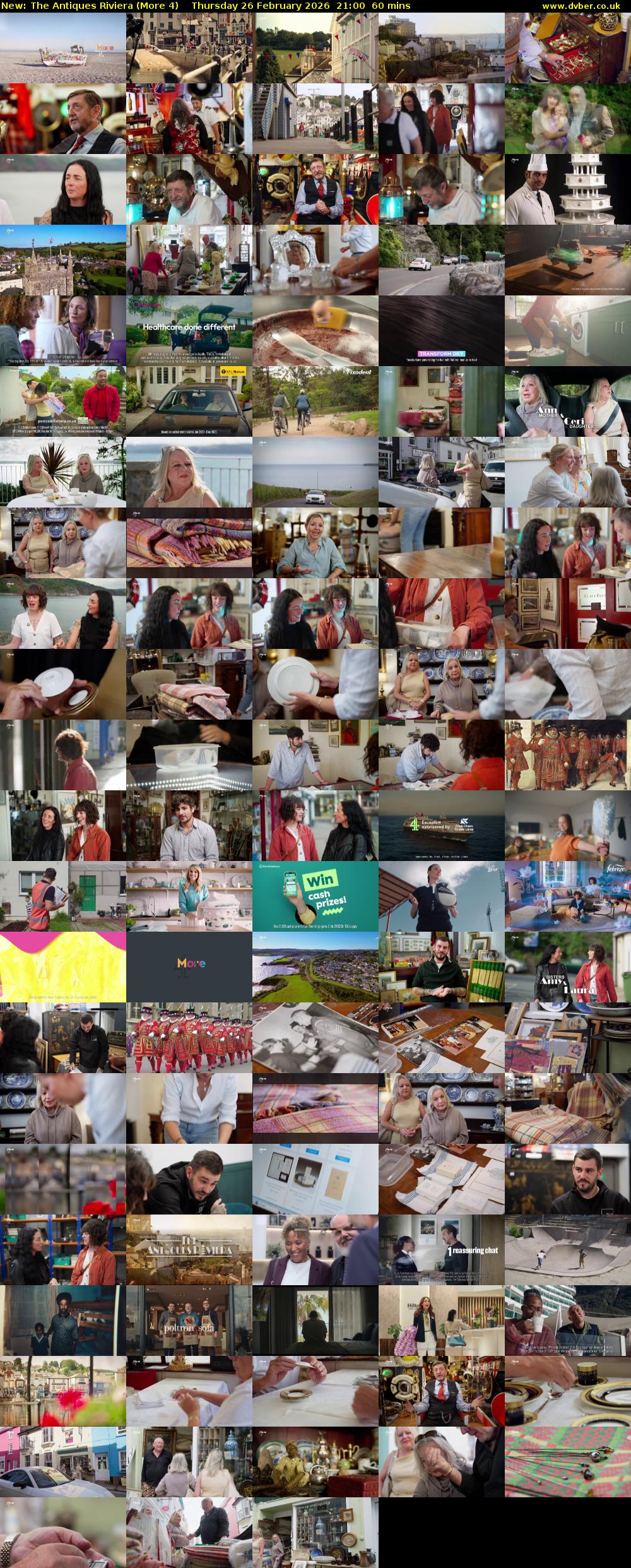 The Antiques Riviera (More 4) Thursday 26 February 2026 21:00 - 22:00
