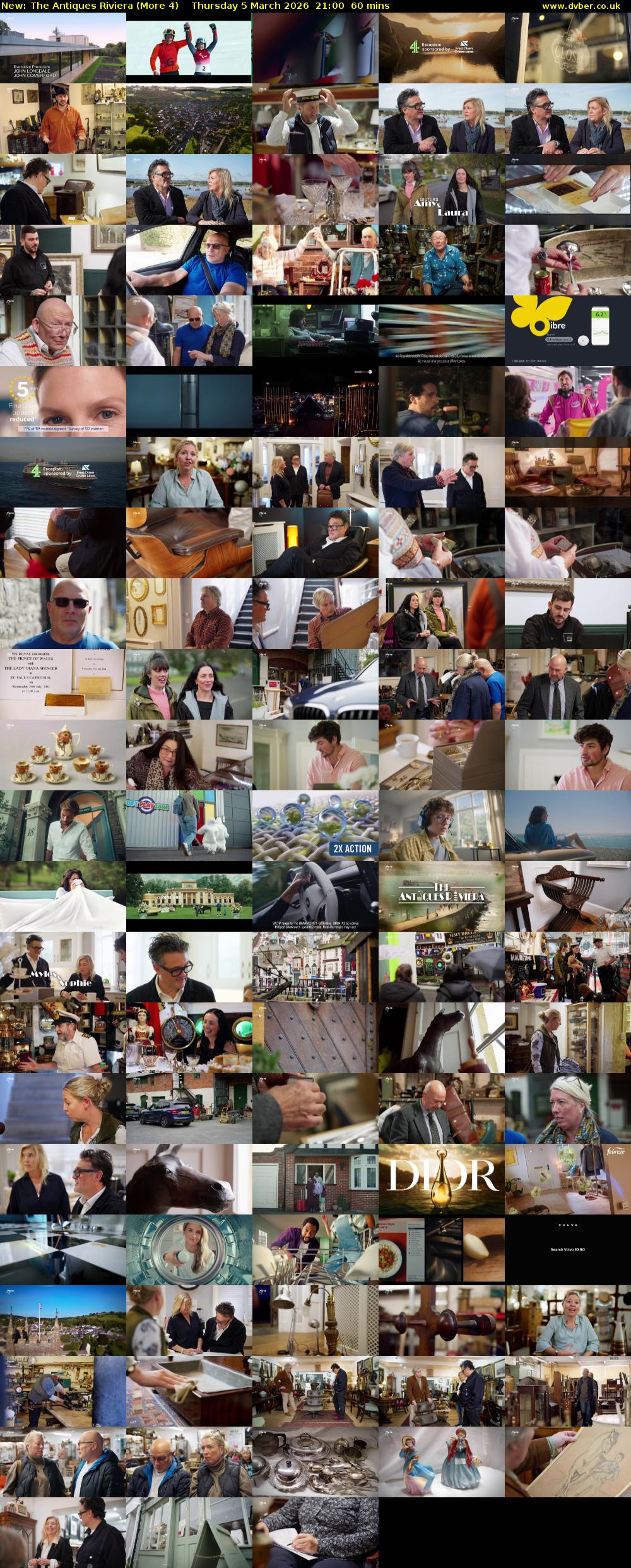 The Antiques Riviera (More 4) Thursday 5 March 2026 21:00 - 22:00