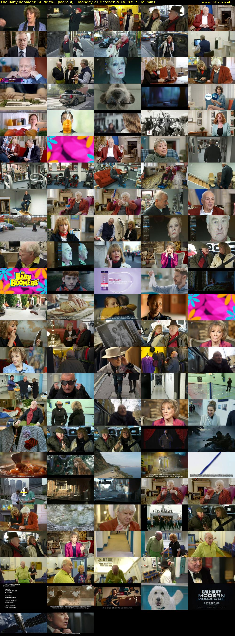 The Baby Boomers' Guide to... (More 4) Monday 21 October 2019 02:15 - 03:20