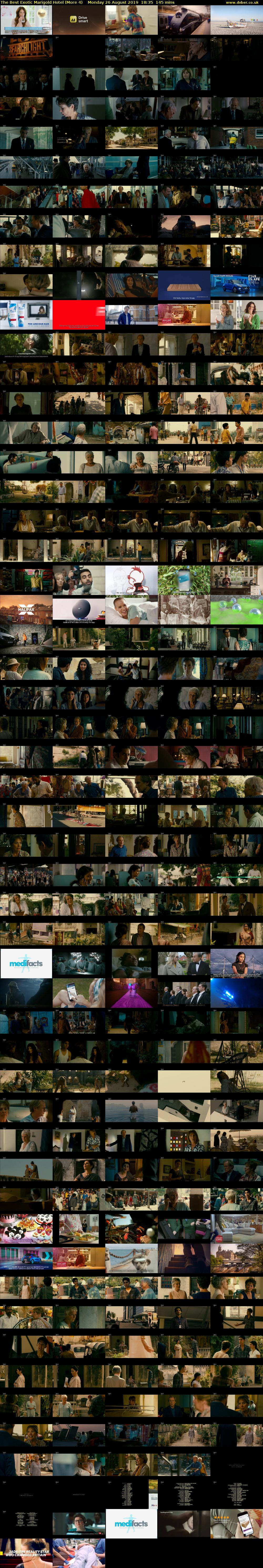 The Best Exotic Marigold Hotel (More 4) Monday 26 August 2019 18:35 - 21:00