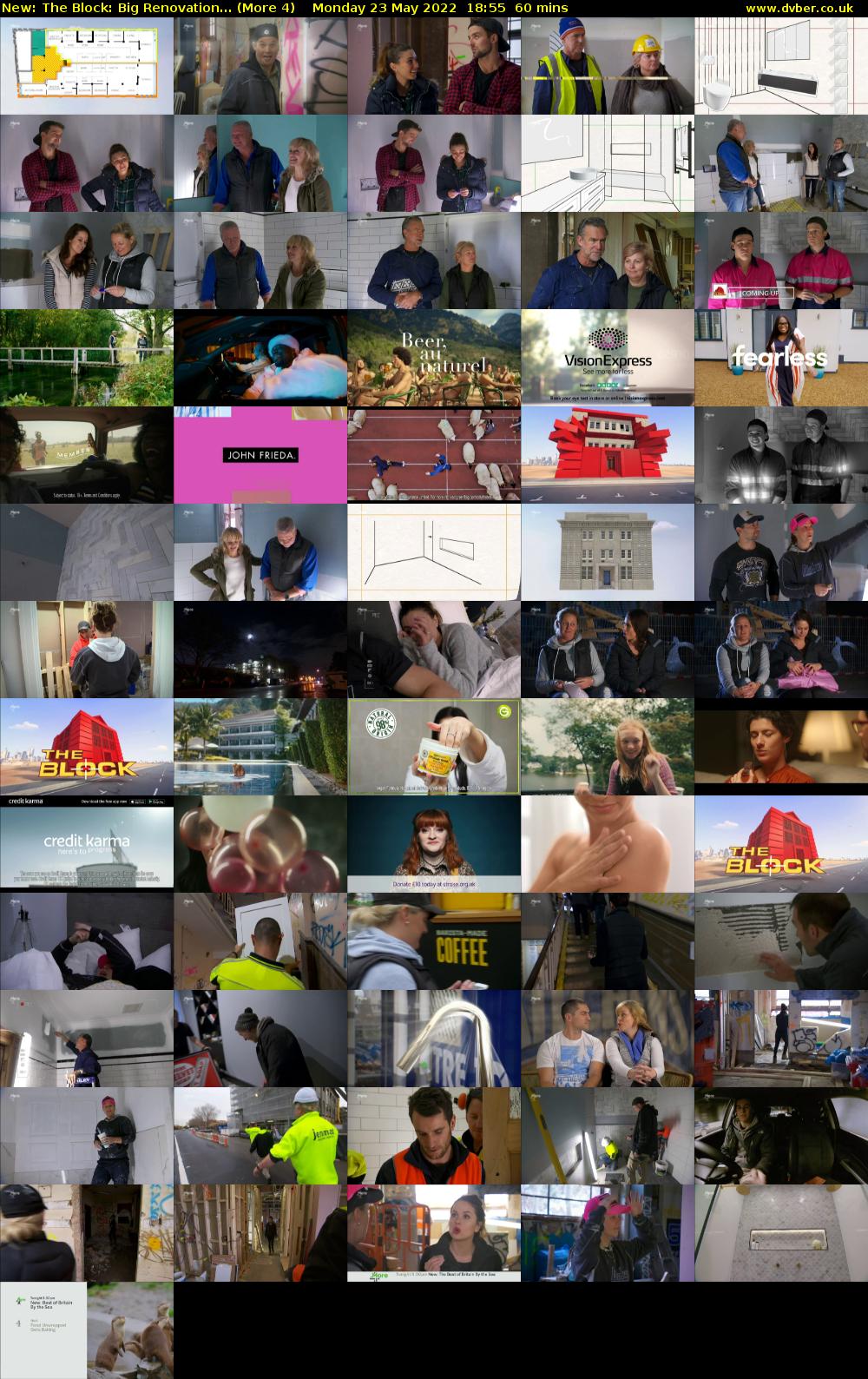 The Block: Big Renovation... (More 4) Monday 23 May 2022 18:55 - 19:55