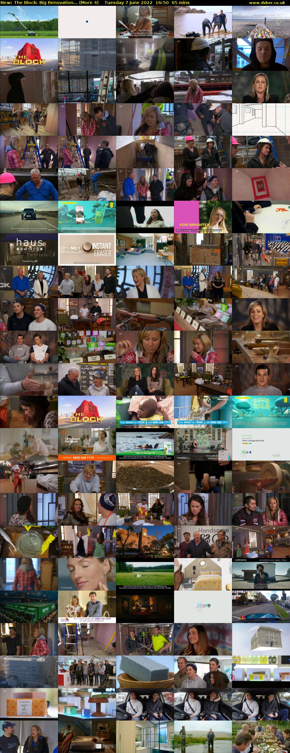 The Block: Big Renovation... (More 4) Tuesday 7 June 2022 16:50 - 17:55