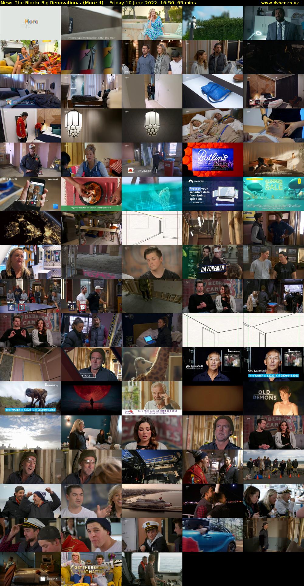 The Block: Big Renovation... (More 4) Friday 10 June 2022 16:50 - 17:55