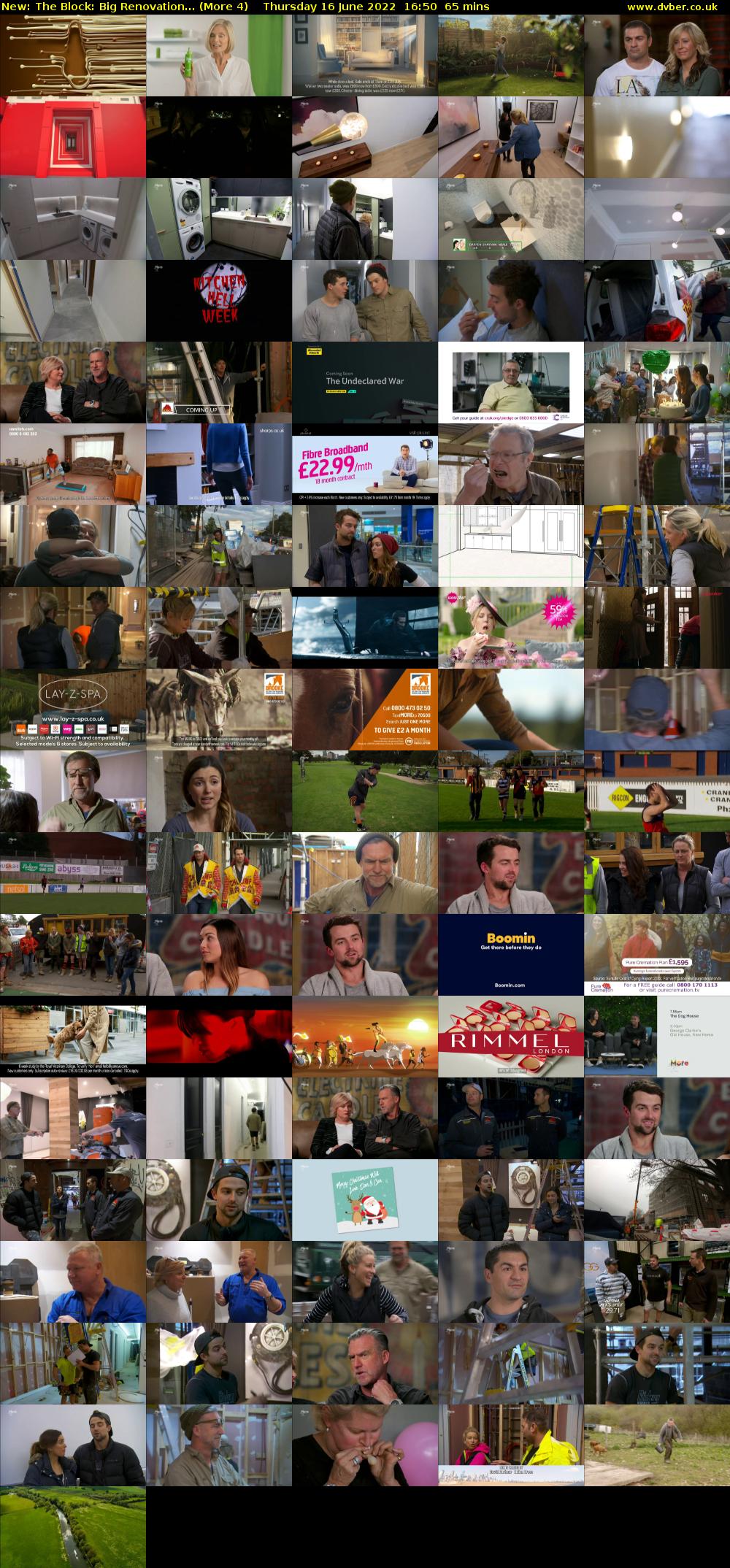 The Block: Big Renovation... (More 4) Thursday 16 June 2022 16:50 - 17:55