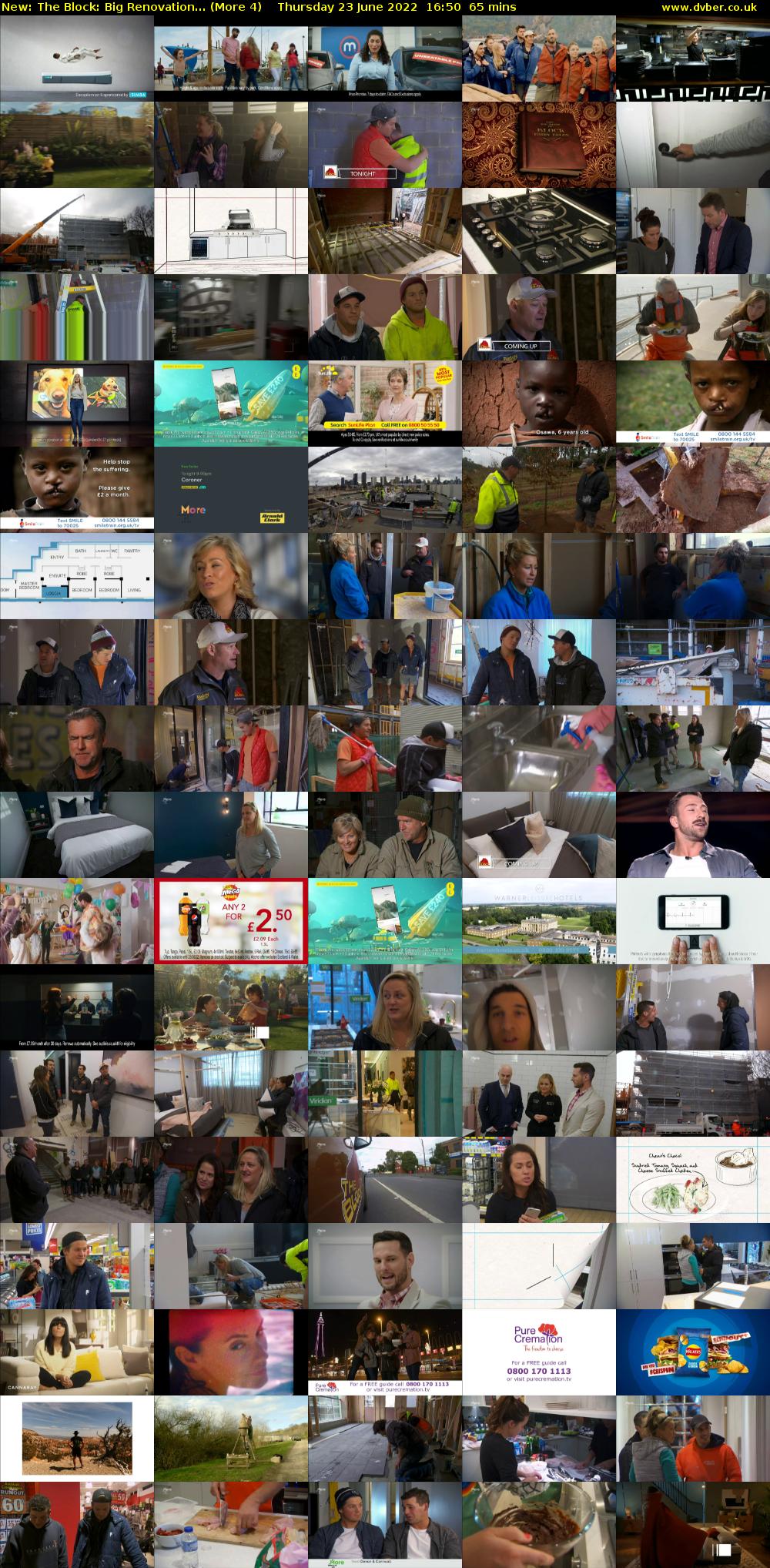 The Block: Big Renovation... (More 4) Thursday 23 June 2022 16:50 - 17:55