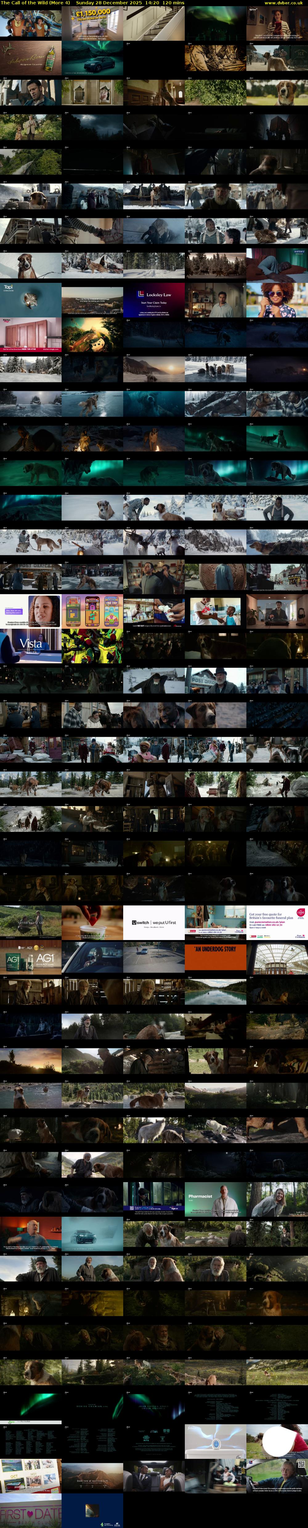 The Call of the Wild (More 4) Sunday 28 December 2025 14:20 - 16:20