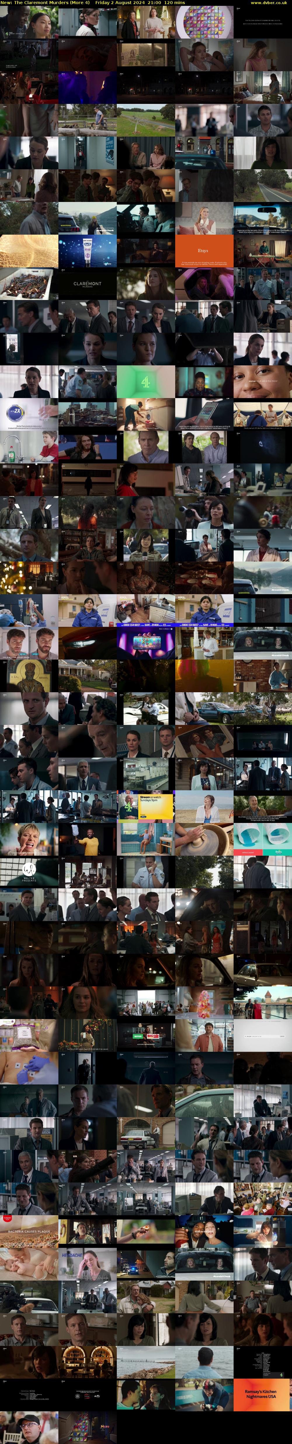 The Claremont Murders (More 4) Friday 2 August 2024 21:00 - 23:00