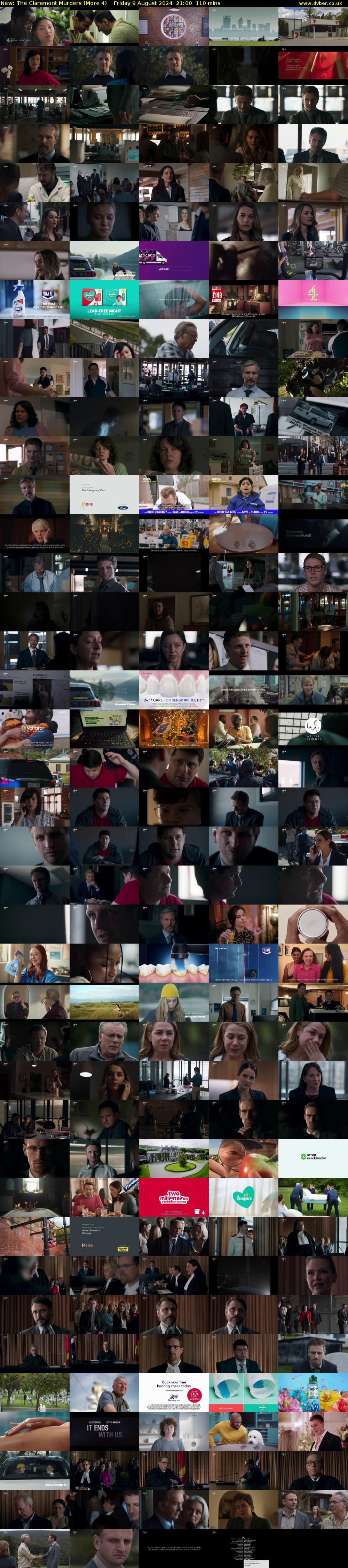 The Claremont Murders (More 4) Friday 9 August 2024 21:00 - 22:50