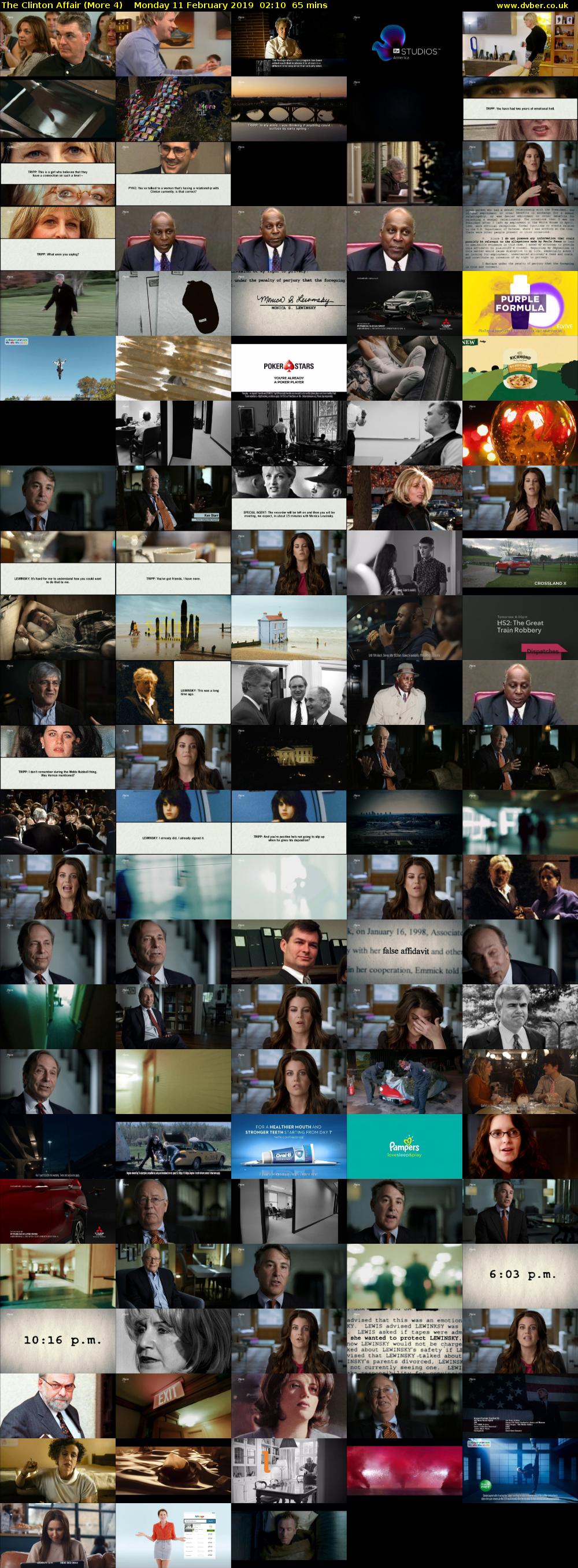 The Clinton Affair (More 4) Monday 11 February 2019 02:10 - 03:15