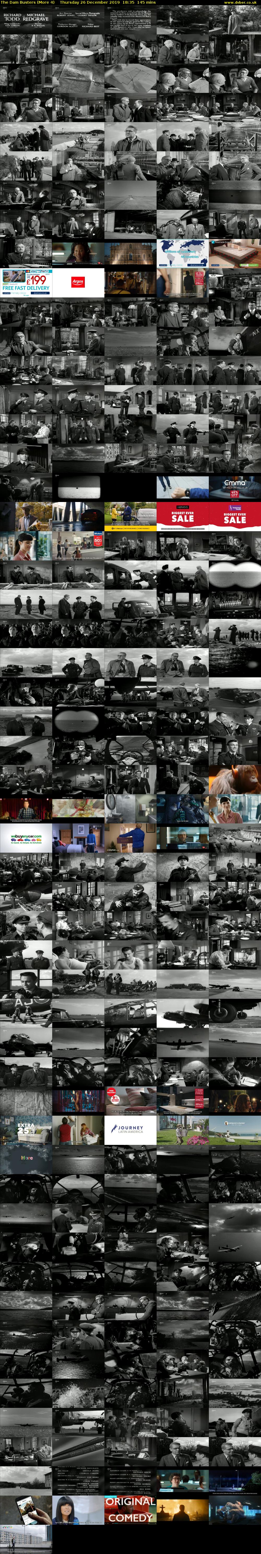 The Dam Busters (More 4) Thursday 26 December 2019 18:35 - 21:00