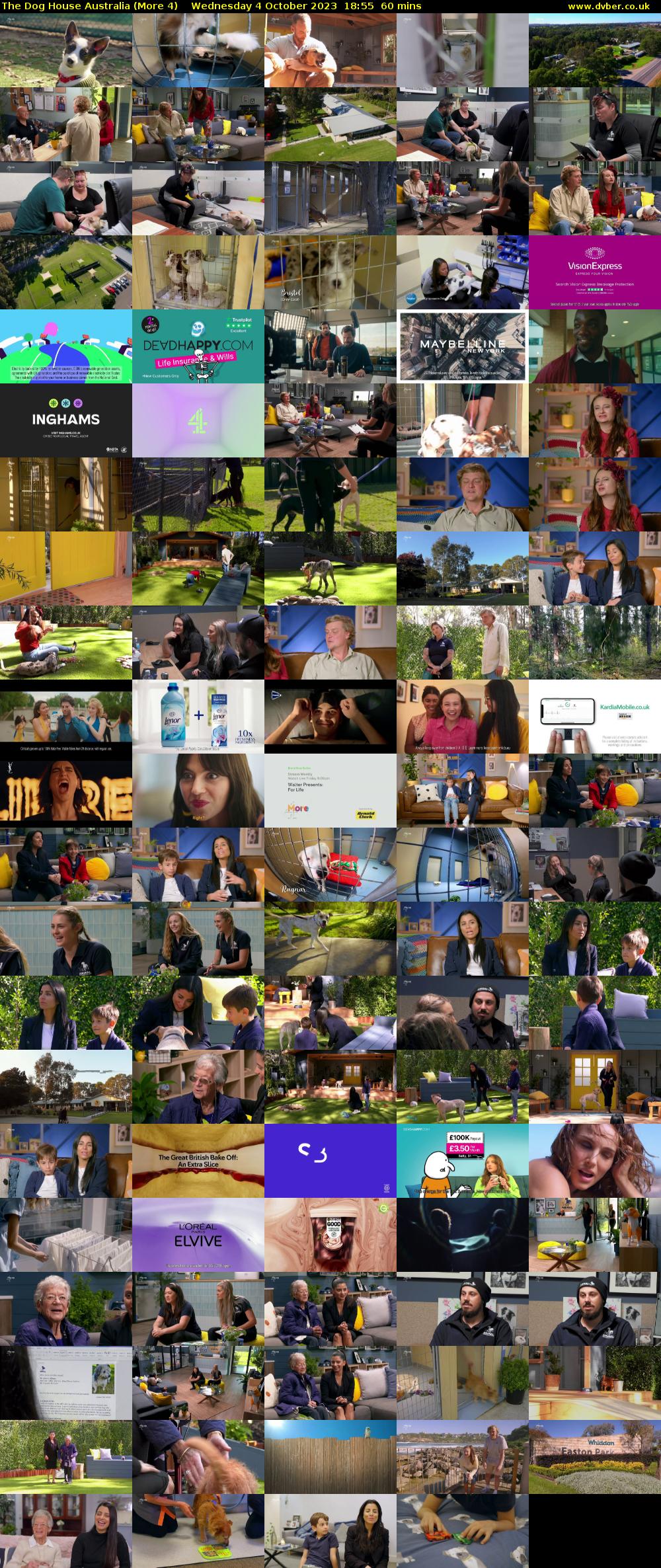 The Dog House Australia (More 4) Wednesday 4 October 2023 18:55 - 19:55