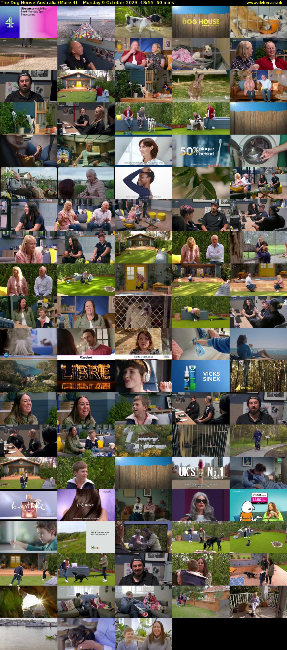 The Dog House Australia (More 4) Monday 9 October 2023 18:55 - 19:55