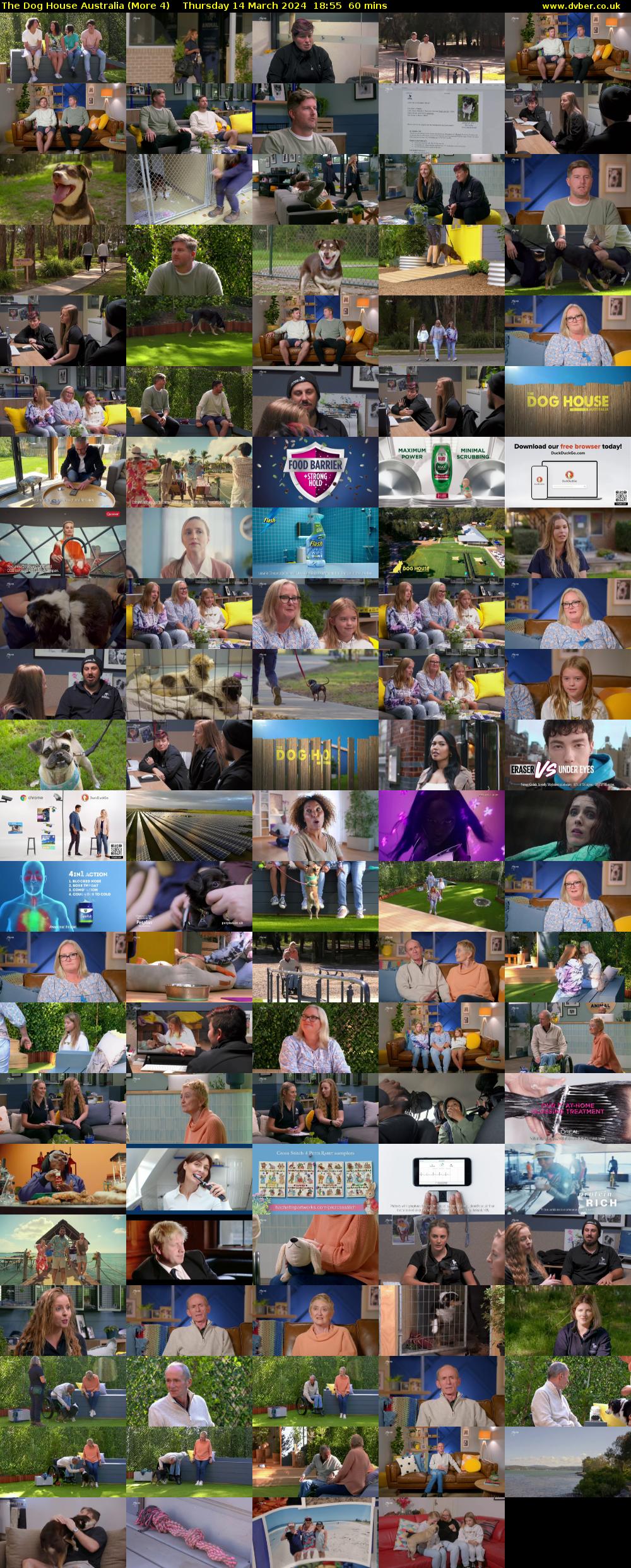 The Dog House Australia (More 4) Thursday 14 March 2024 18:55 - 19:55