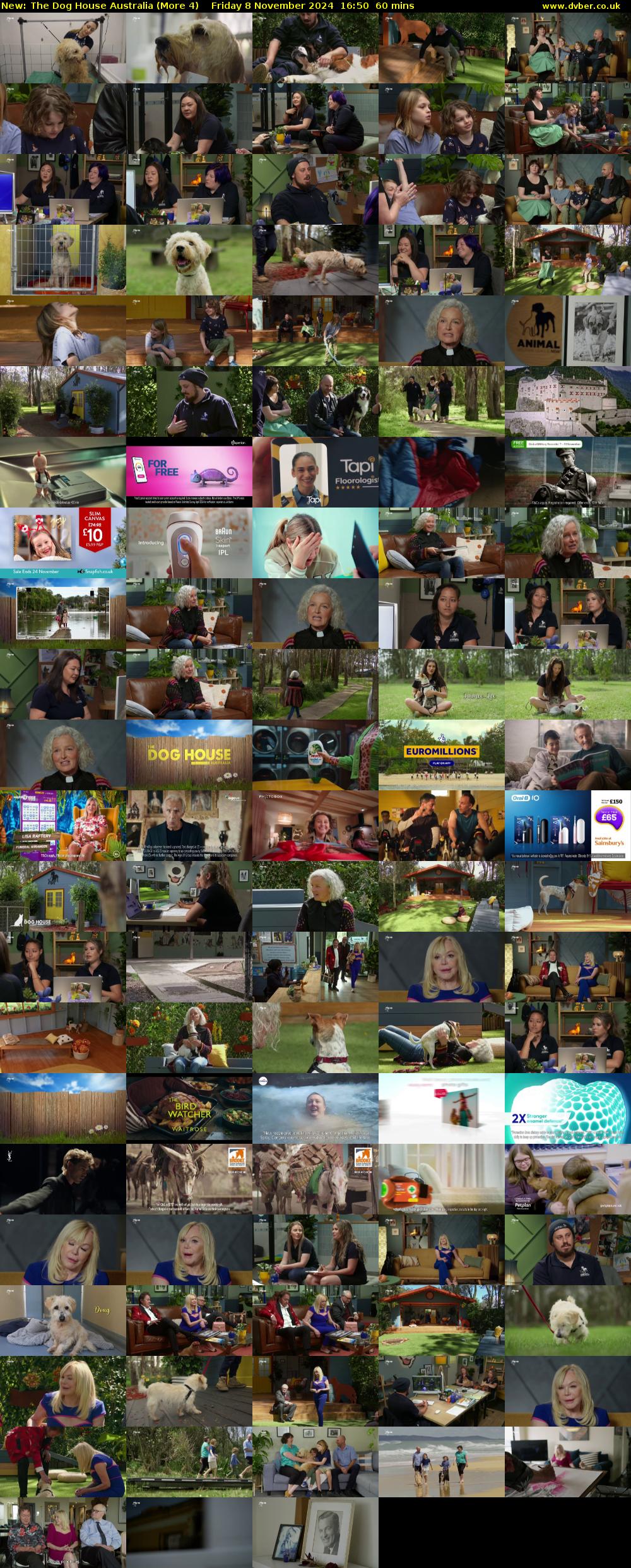 The Dog House Australia (More 4) Friday 8 November 2024 16:50 - 17:50