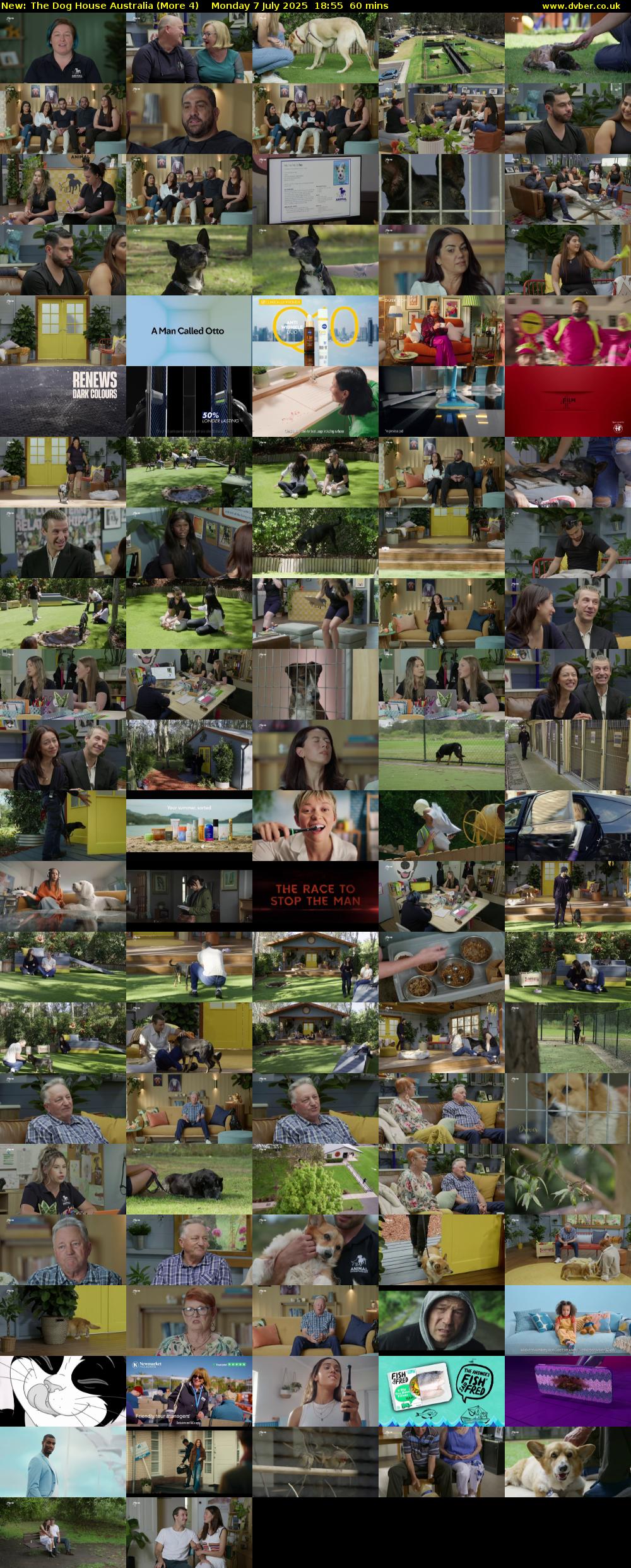 The Dog House Australia (More 4) Monday 7 July 2025 18:55 - 19:55