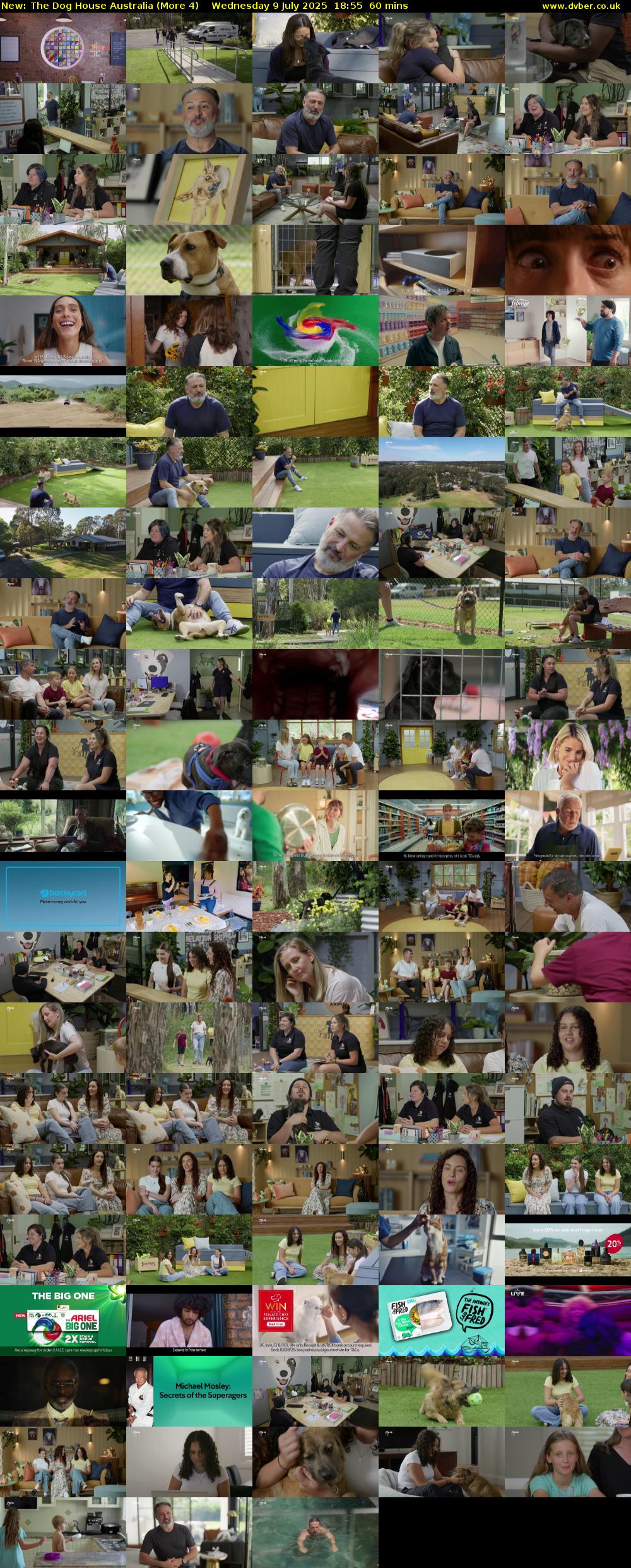 The Dog House Australia (More 4) Wednesday 9 July 2025 18:55 - 19:55