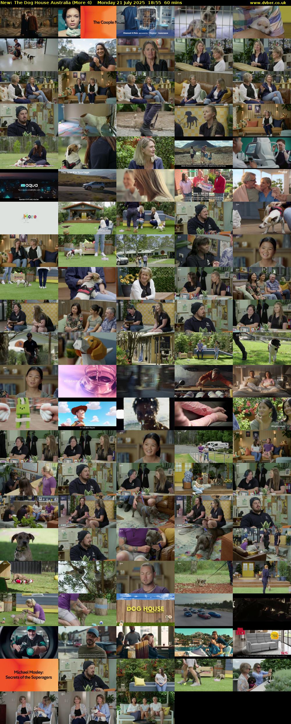 The Dog House Australia (More 4) Monday 21 July 2025 18:55 - 19:55