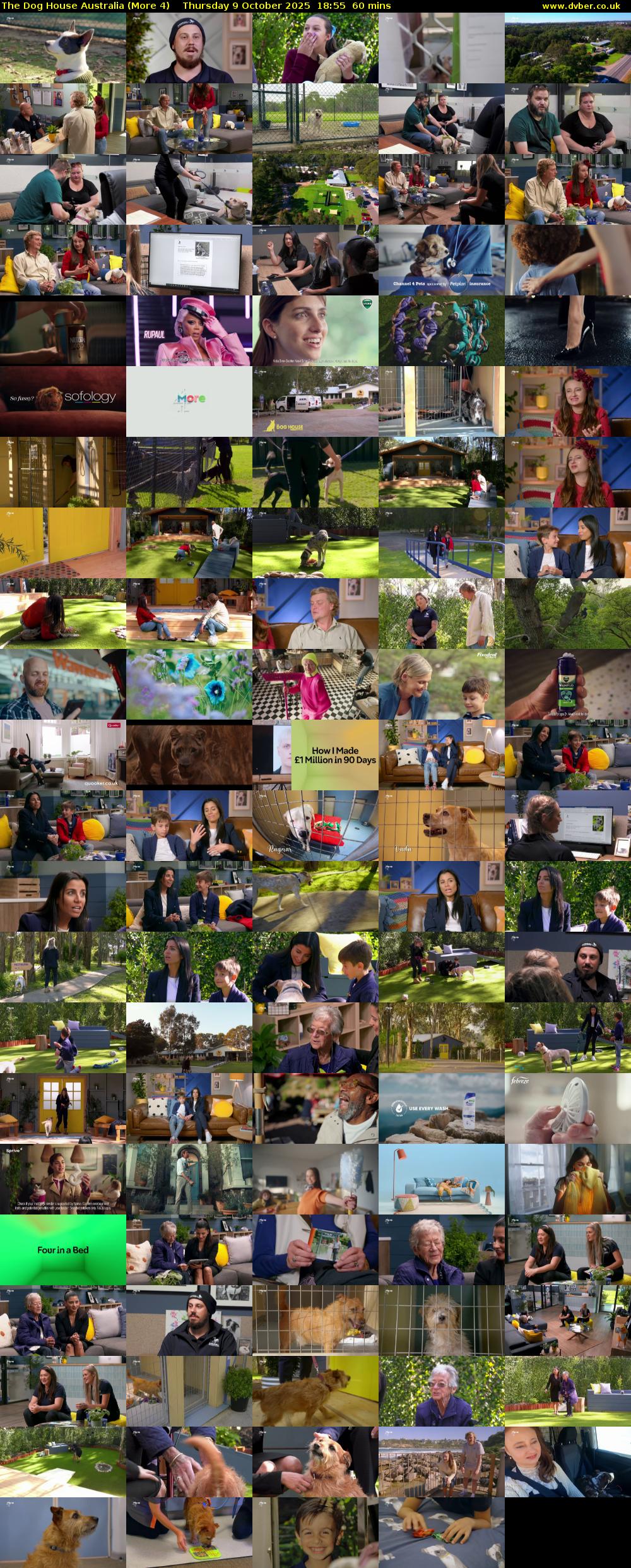 The Dog House Australia (More 4) Thursday 9 October 2025 18:55 - 19:55