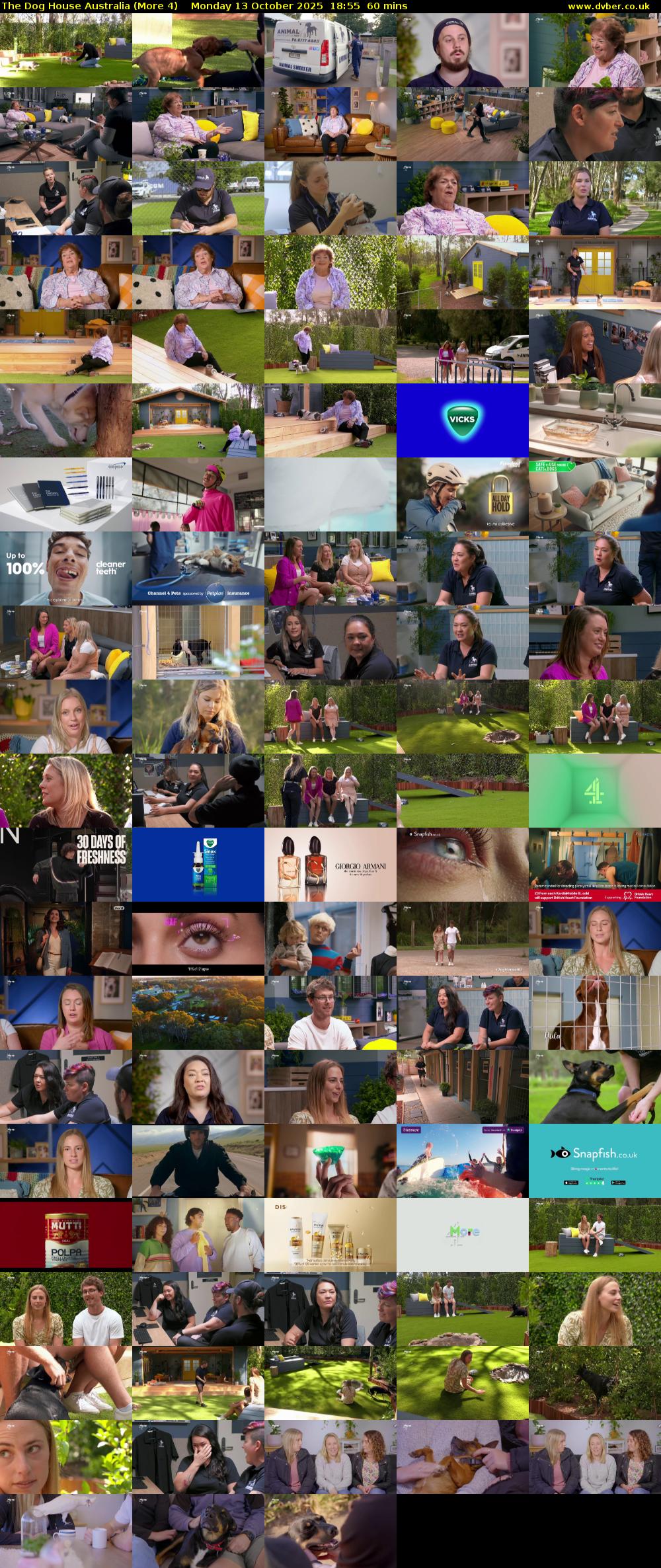 The Dog House Australia (More 4) Monday 13 October 2025 18:55 - 19:55