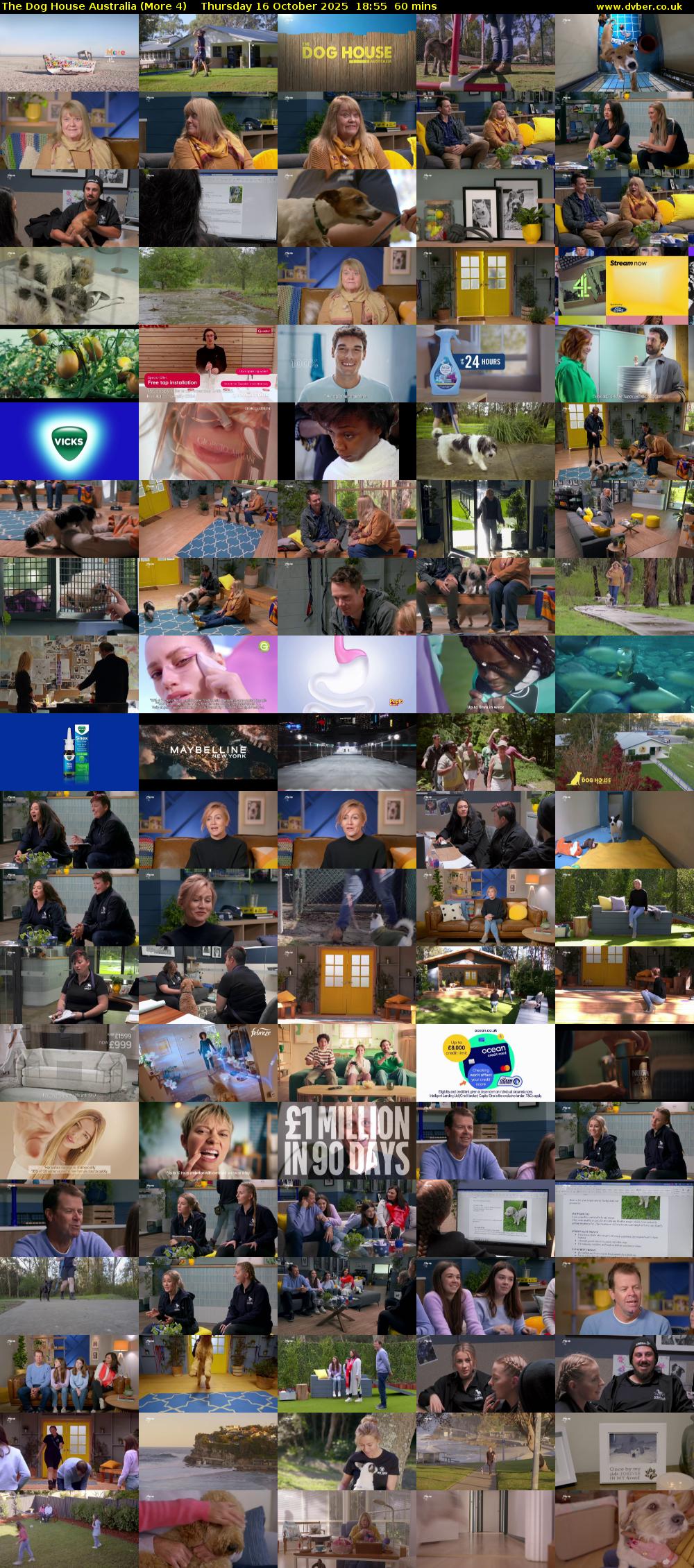 The Dog House Australia (More 4) Thursday 16 October 2025 18:55 - 19:55