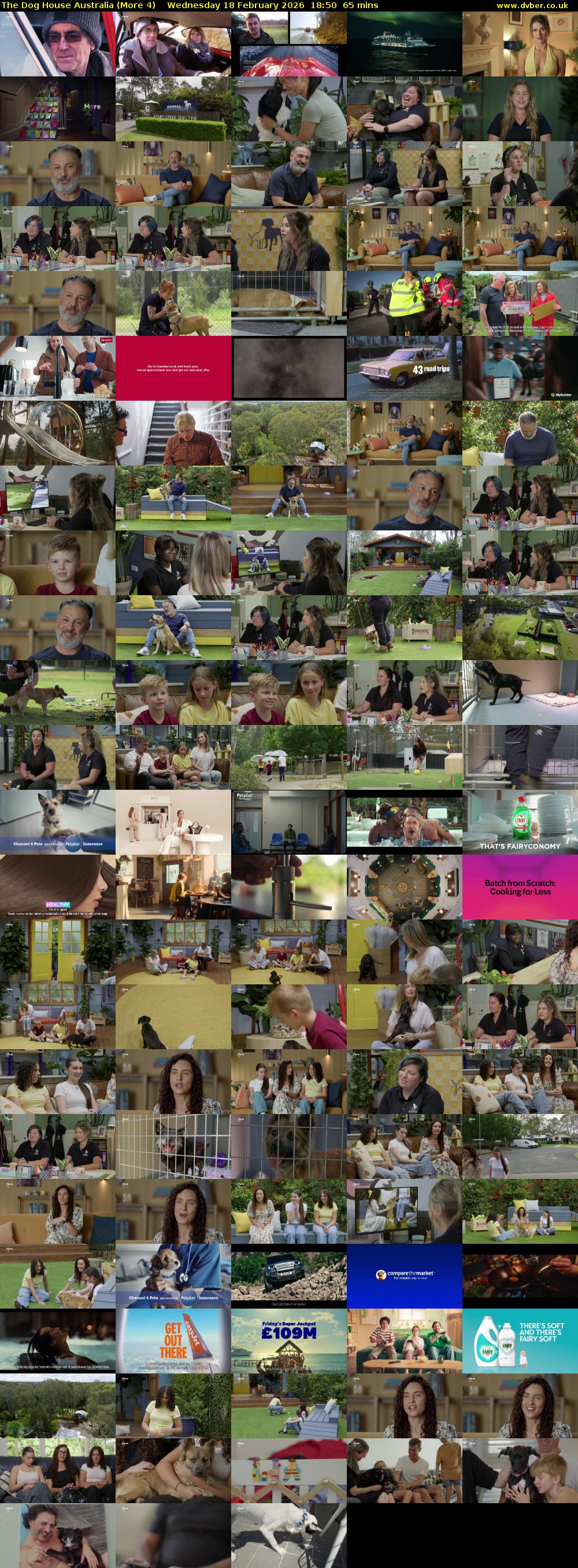 The Dog House Australia (More 4) Wednesday 18 February 2026 18:50 - 19:55