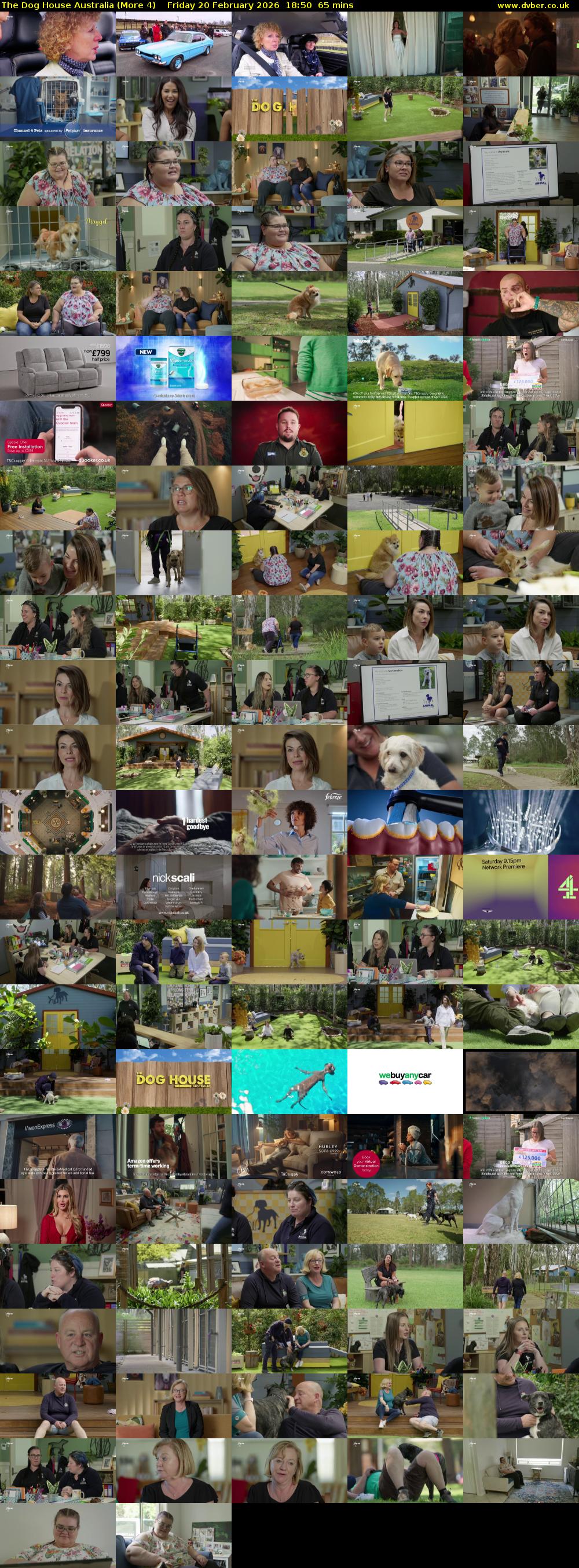 The Dog House Australia (More 4) Friday 20 February 2026 18:50 - 19:55