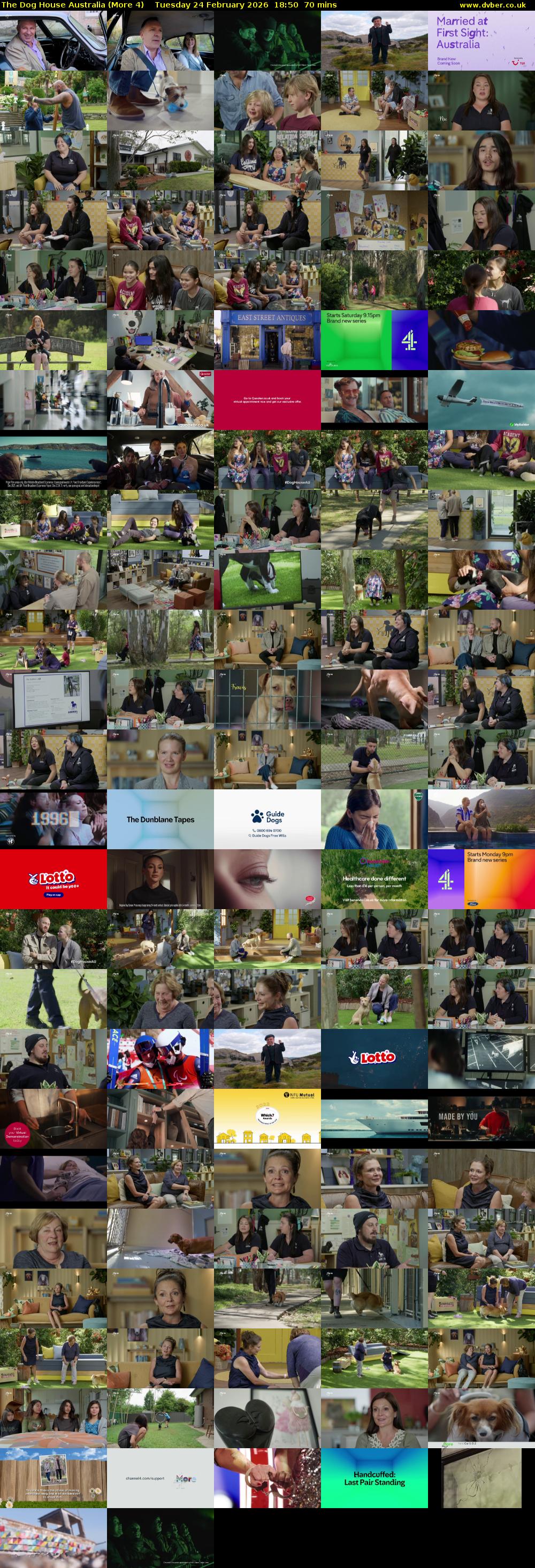 The Dog House Australia (More 4) Tuesday 24 February 2026 18:50 - 20:00