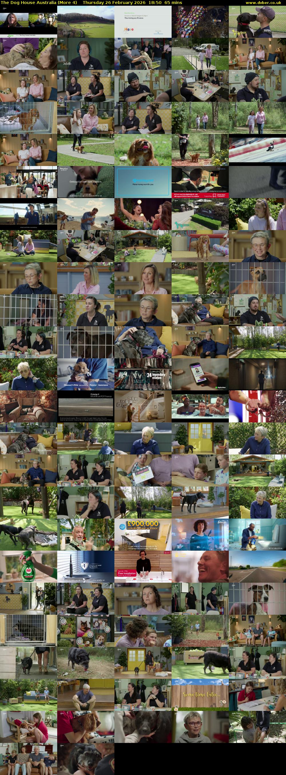 The Dog House Australia (More 4) Thursday 26 February 2026 18:50 - 19:55