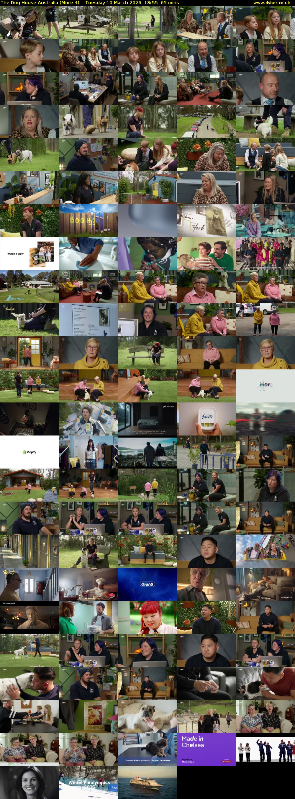 The Dog House Australia (More 4) Tuesday 10 March 2026 18:55 - 20:00