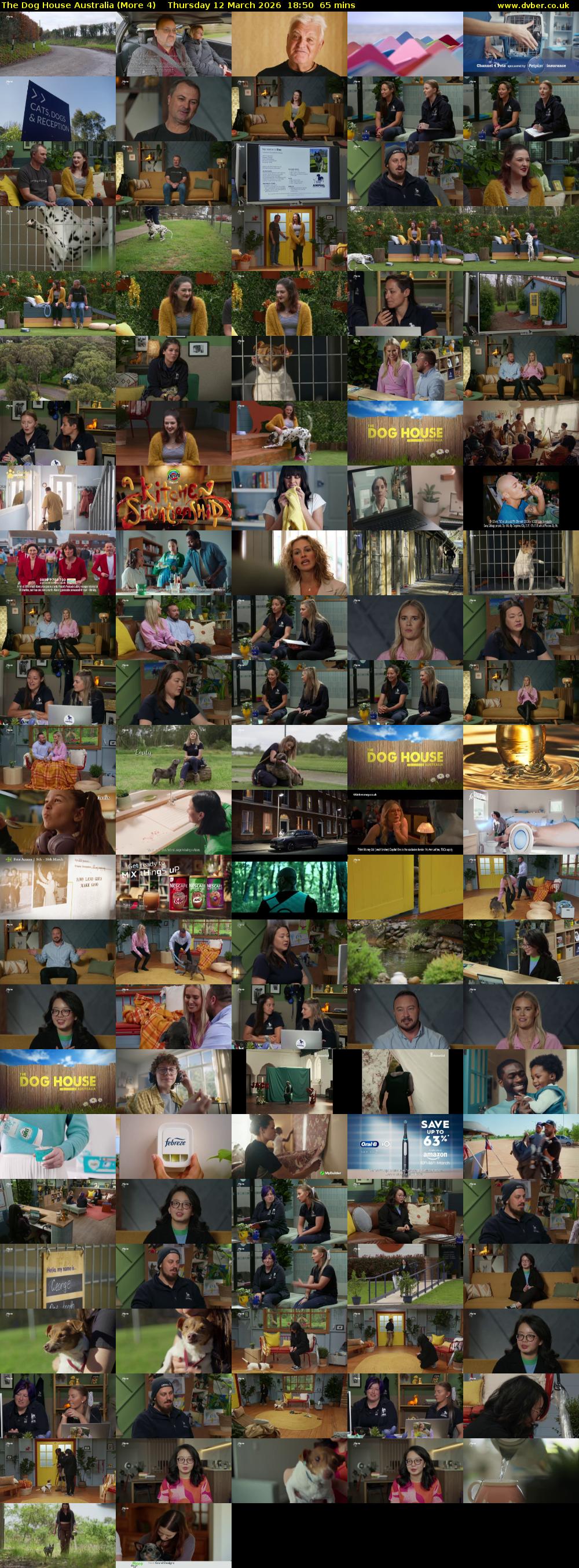 The Dog House Australia (More 4) Thursday 12 March 2026 18:50 - 19:55