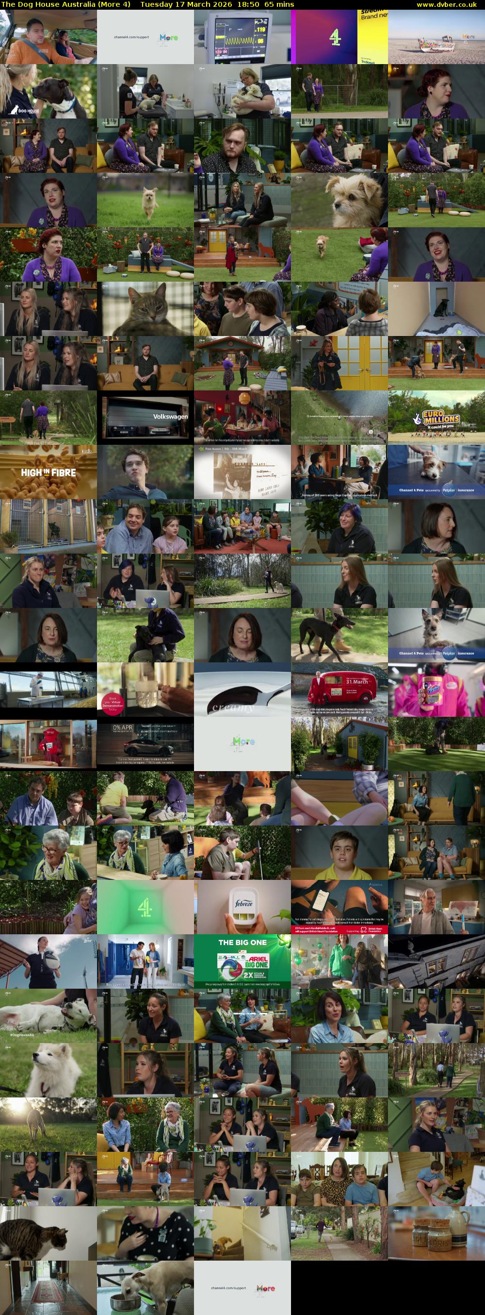 The Dog House Australia (More 4) Tuesday 17 March 2026 18:50 - 19:55