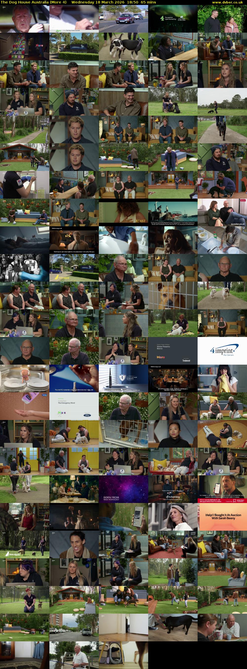 The Dog House Australia (More 4) Wednesday 18 March 2026 18:50 - 19:55
