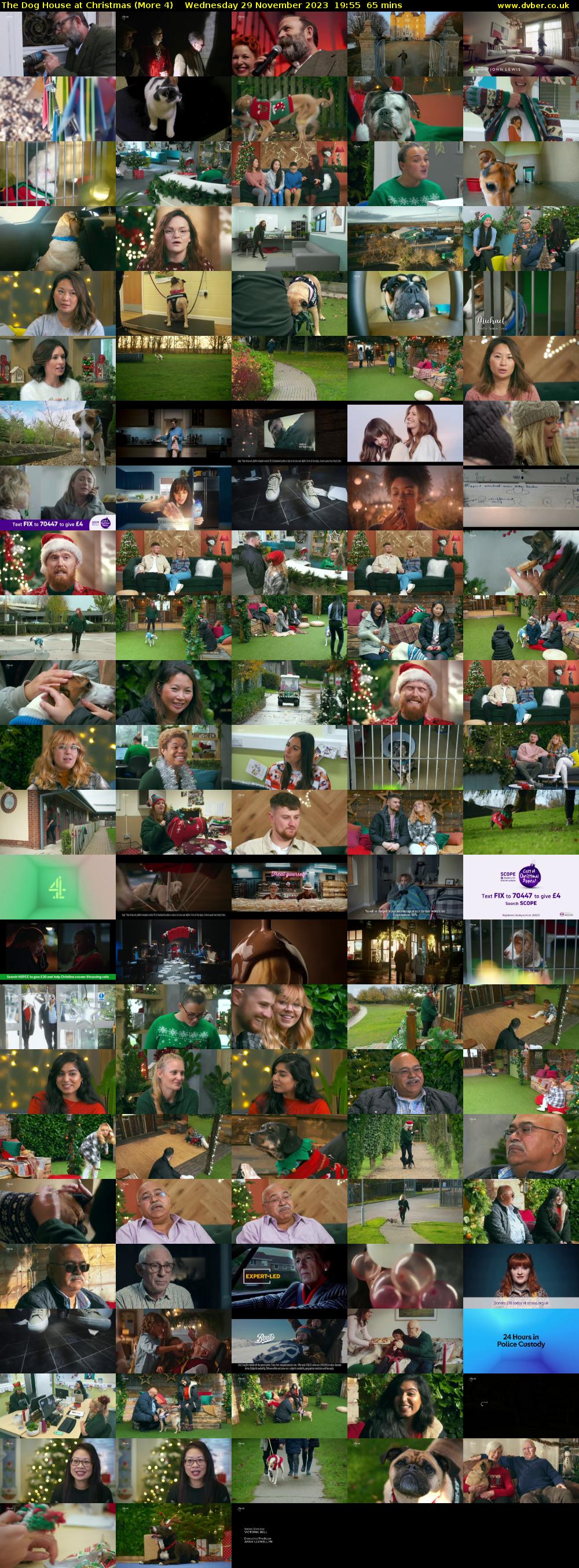 The Dog House at Christmas (More 4) Wednesday 29 November 2023 19:55 - 21:00