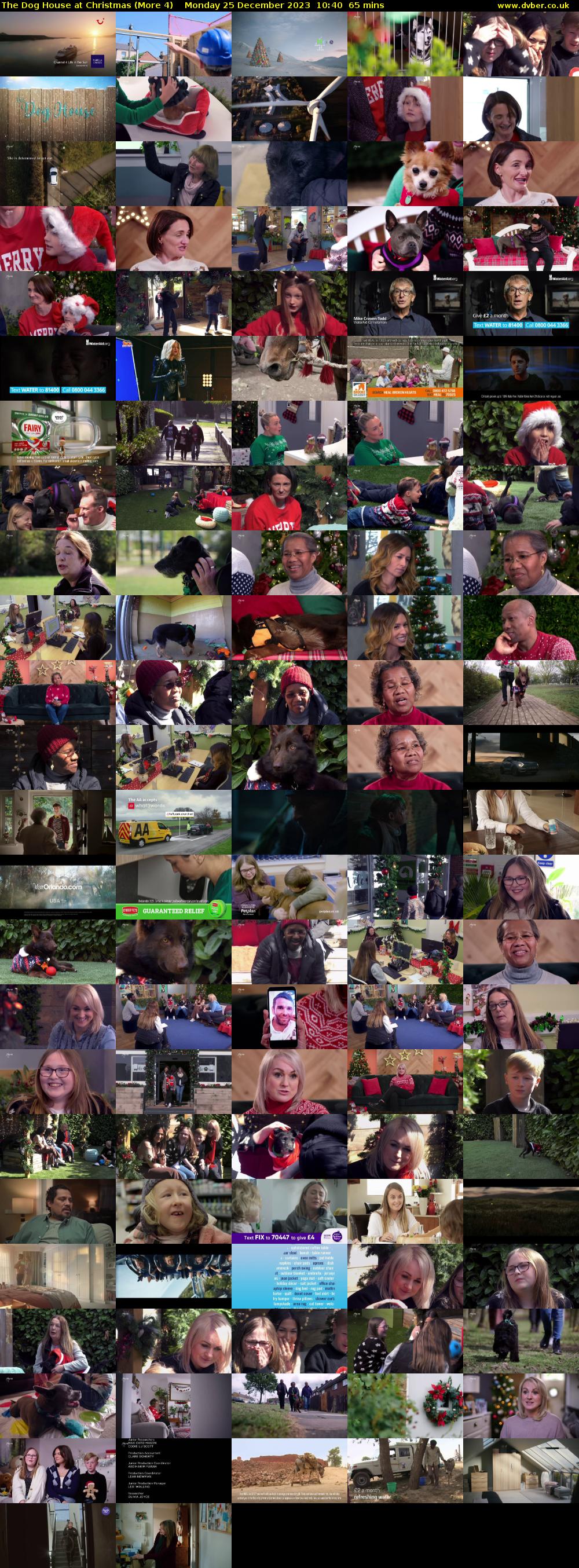 The Dog House at Christmas (More 4) Monday 25 December 2023 10:40 - 11:45