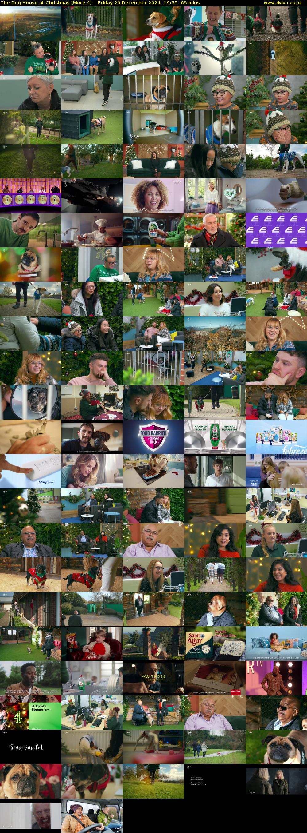 The Dog House at Christmas (More 4) Friday 20 December 2024 19:55 - 21:00
