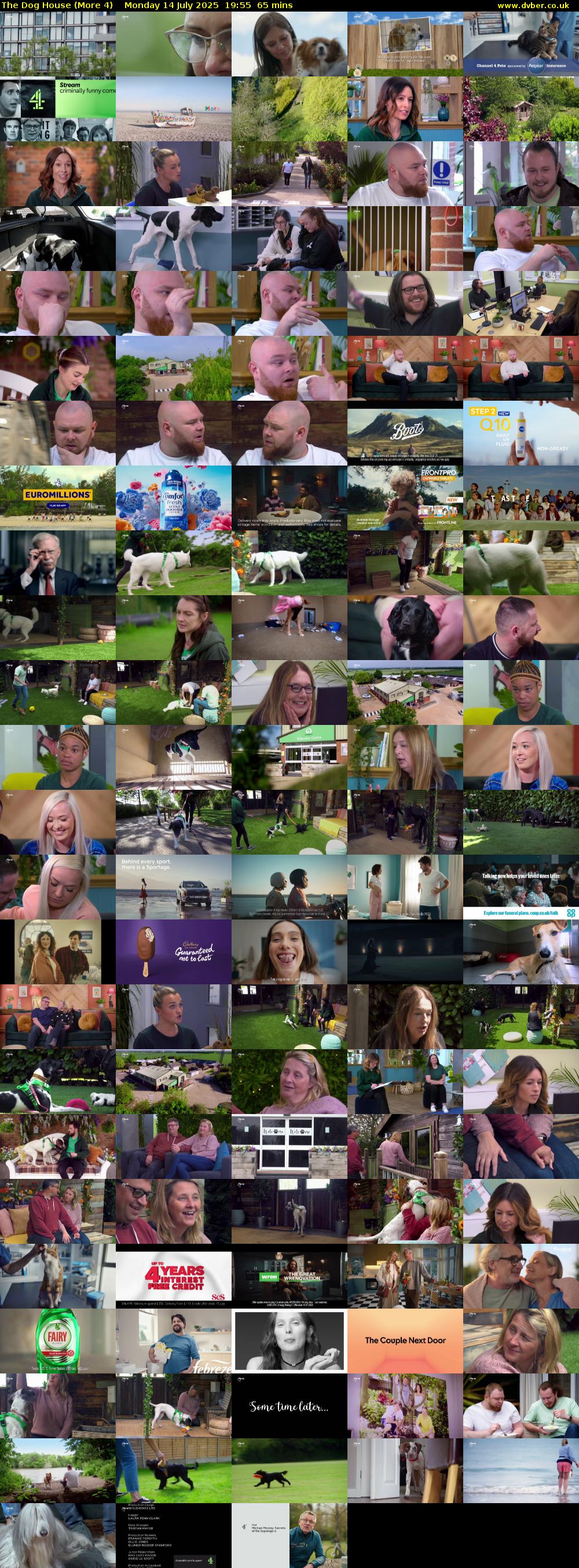 The Dog House (More 4) Monday 14 July 2025 19:55 - 21:00