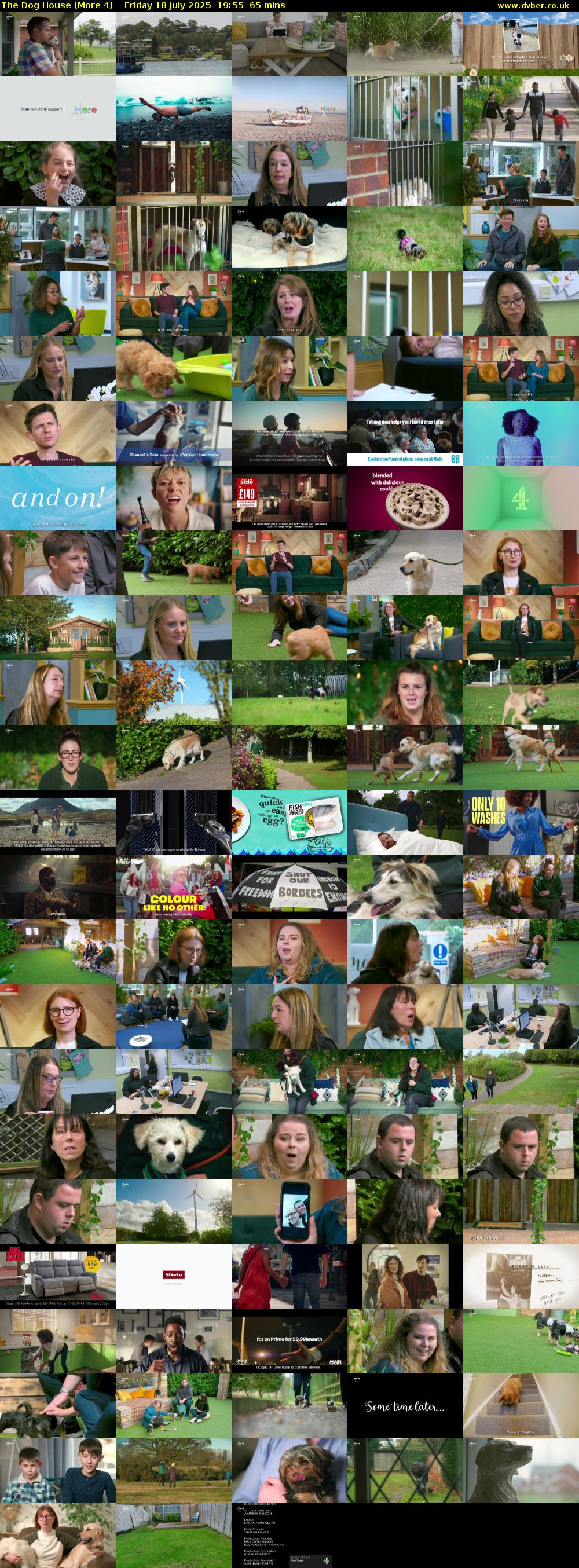 The Dog House (More 4) Friday 18 July 2025 19:55 - 21:00