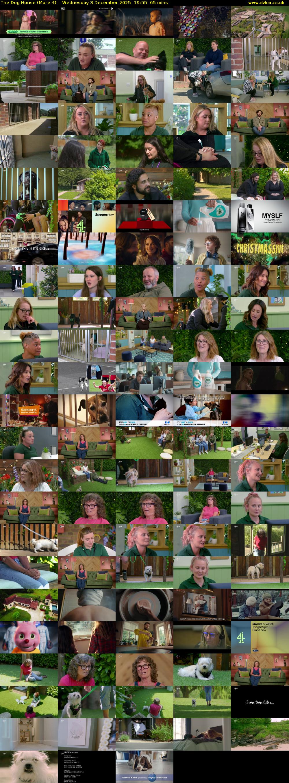The Dog House (More 4) Wednesday 3 December 2025 19:55 - 21:00